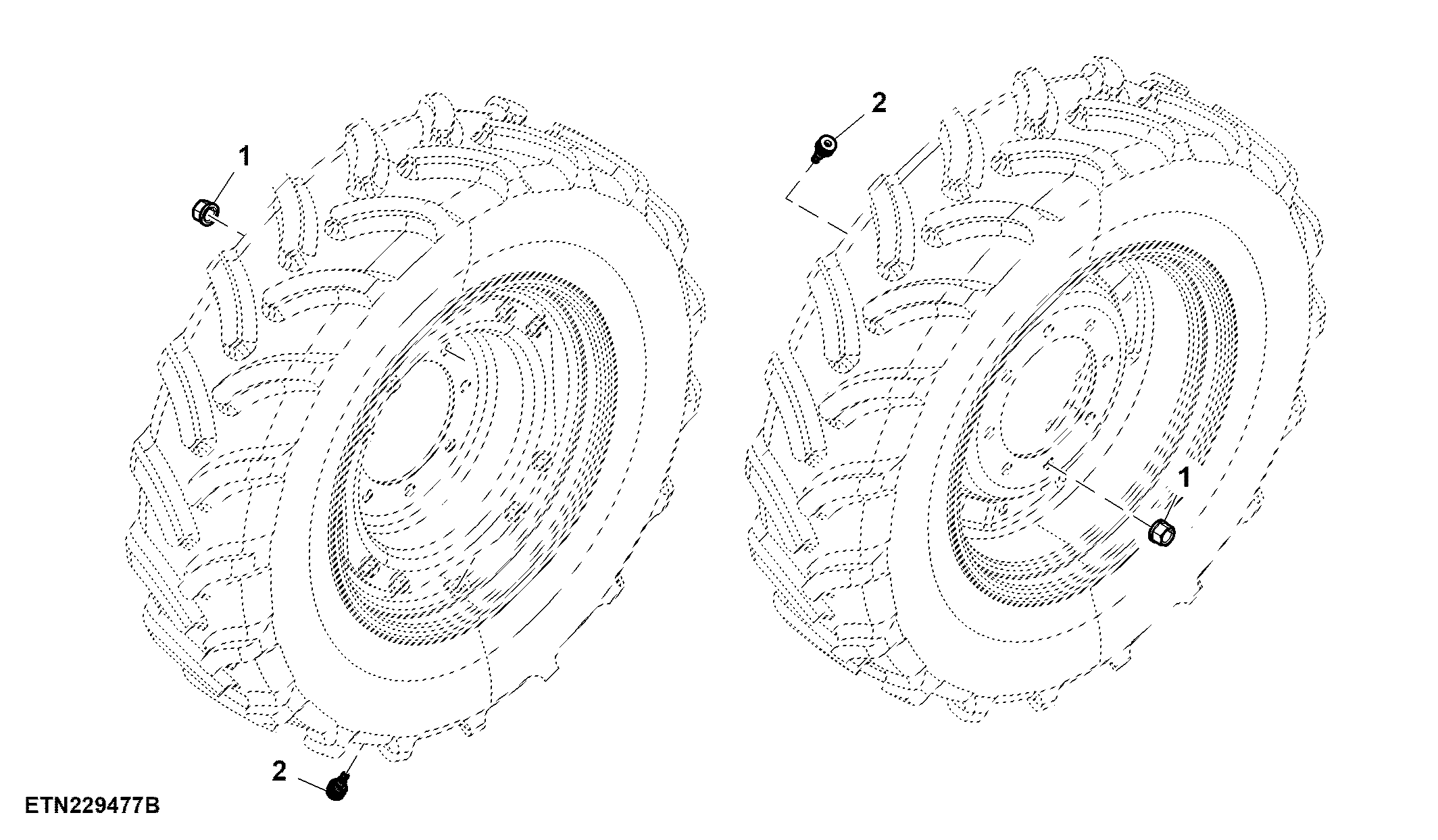 Front Wheel Mountings, W10 X D24