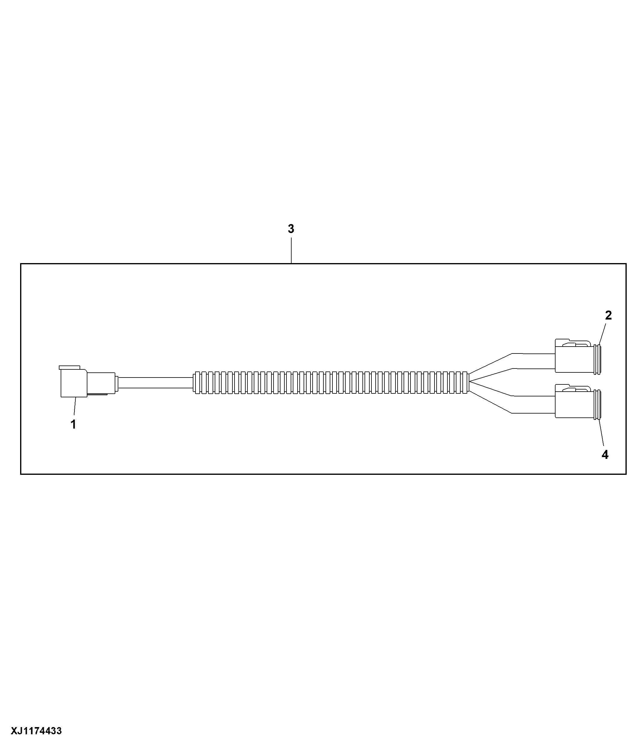 Wiring Harness, Reverse Warning Alarm and Light