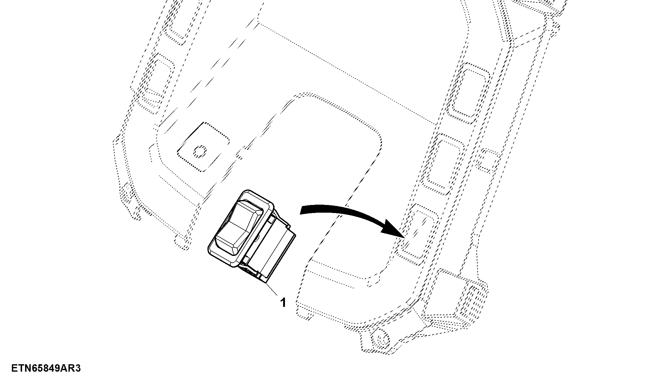 MFWD Switch, 2 Position, OOS, PowrReverser™ Plus