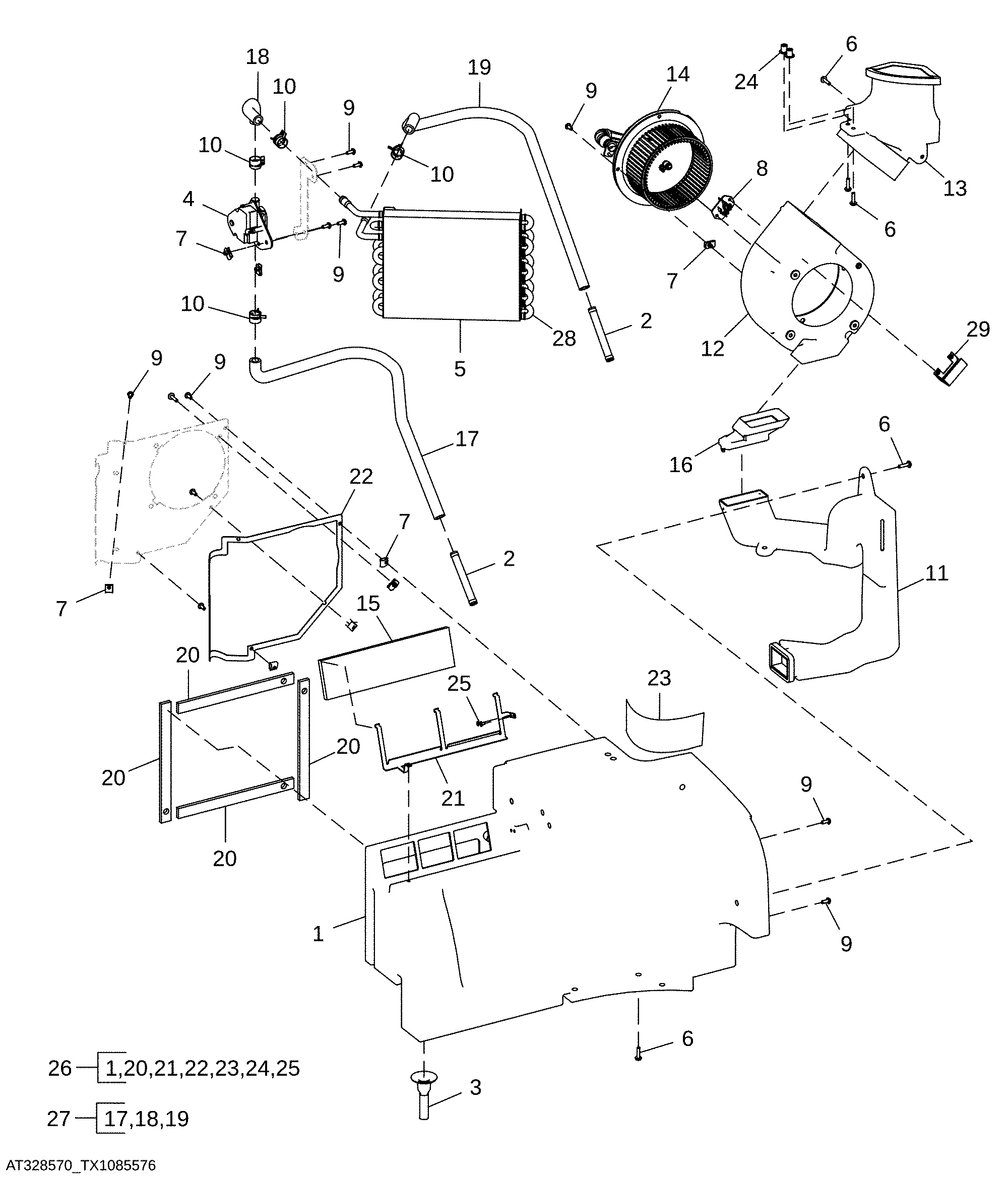 Heater Module Assembly Components ( - 649525)