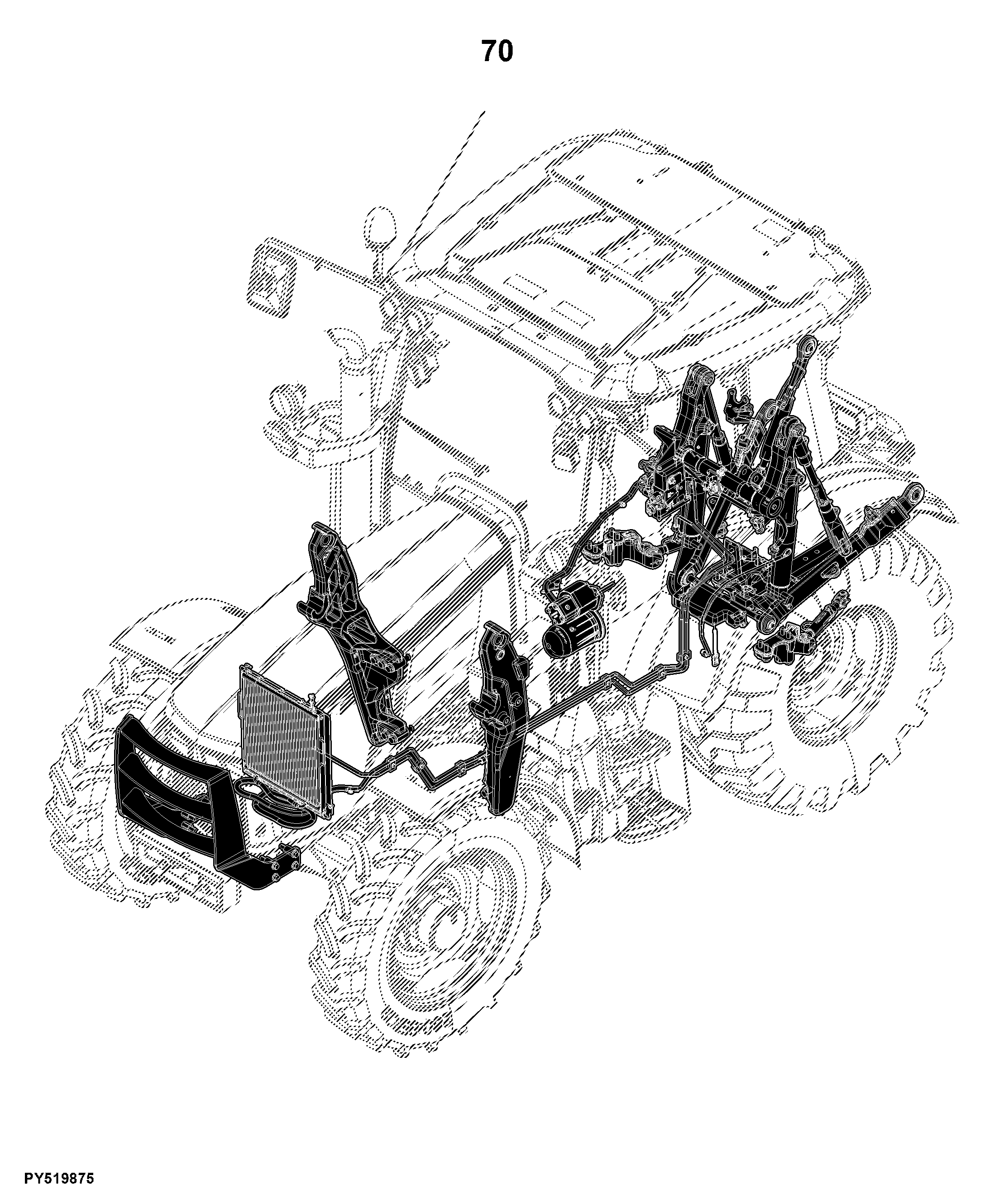 5100M Tractor (PIN: 1PY5100M*ME000001- )(North America Edition)(FT4)
