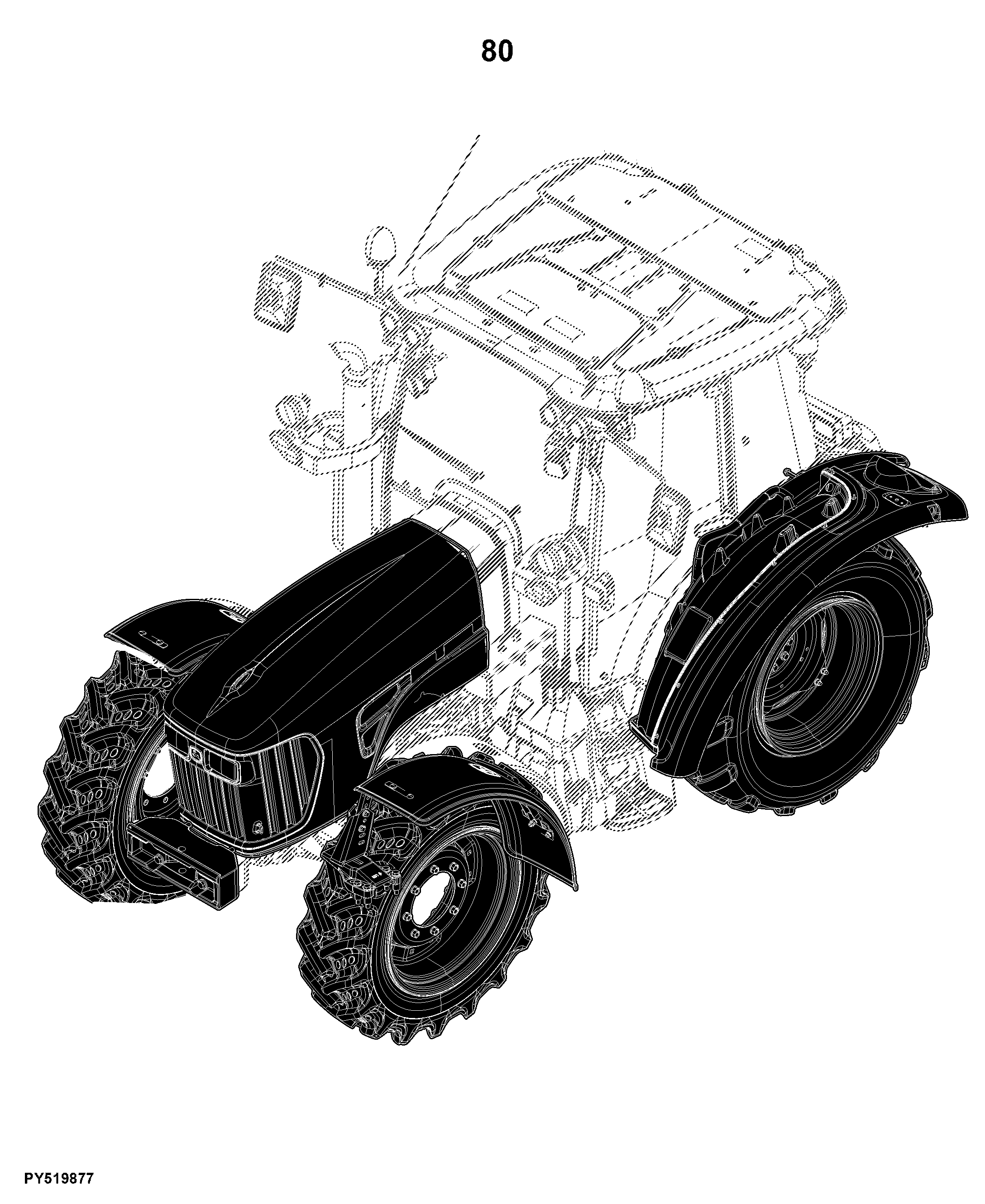 5100M Tractor (PIN: 1PY5100M*ME000001- )(North America Edition)(FT4)