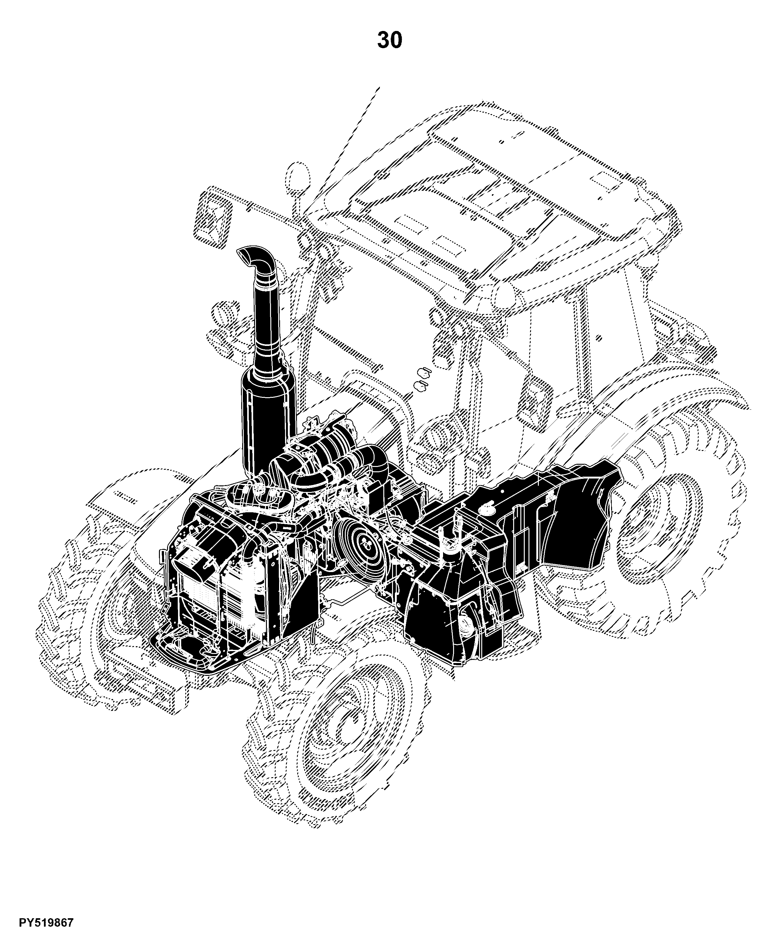5100M Tractor (PIN: 1PY5100M*ME000001- )(North America Edition)(FT4)