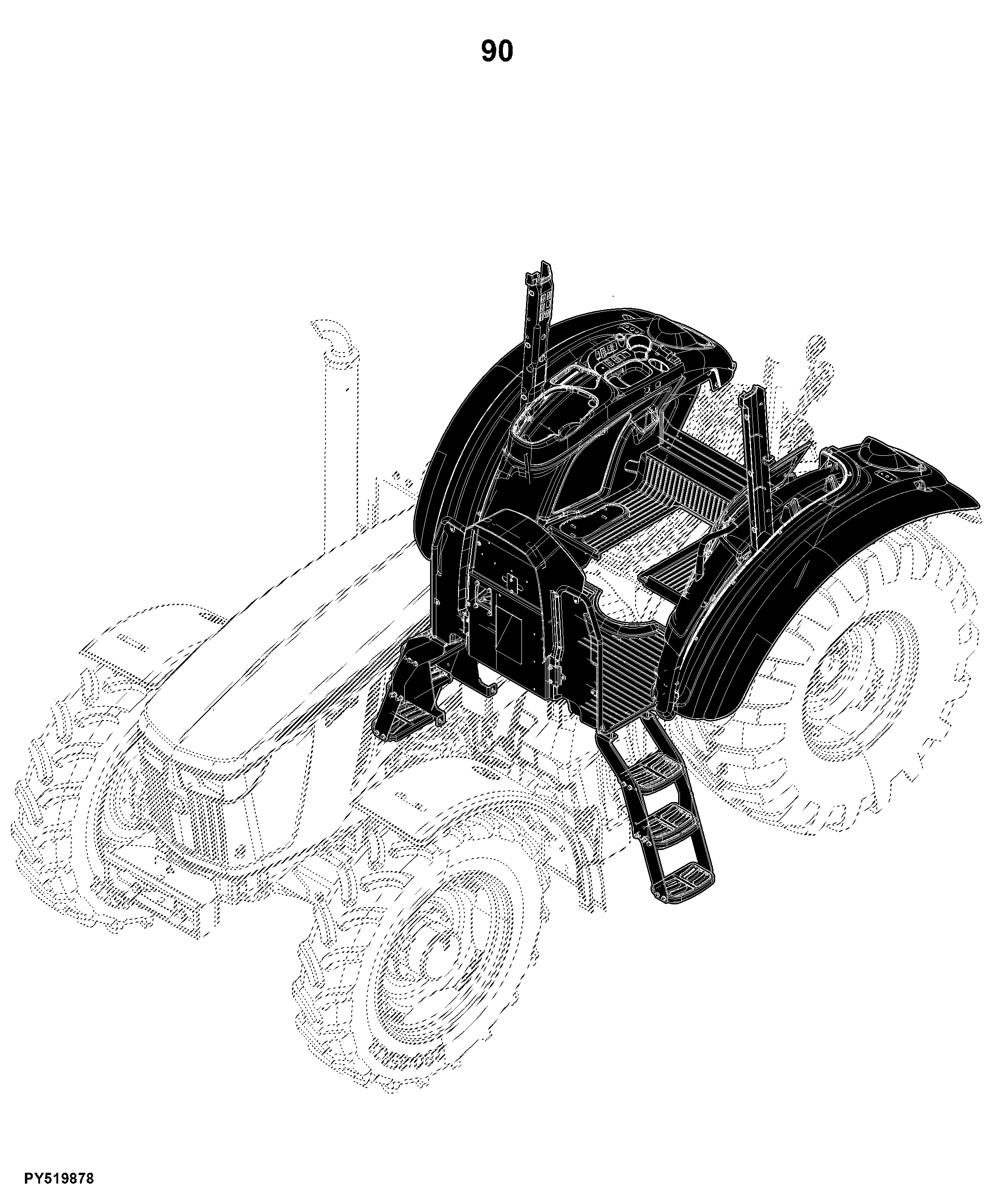 5100M Tractor (PIN: 1PY5100M*ME000001- )(North America Edition)(FT4)