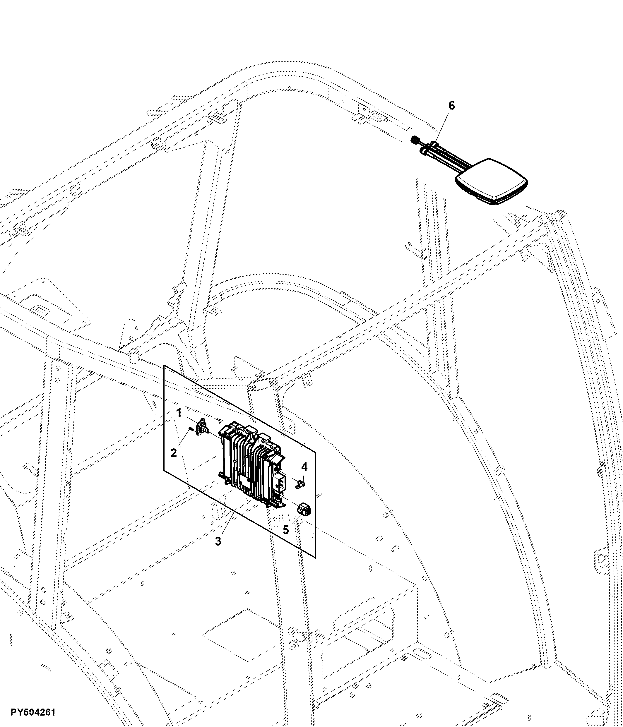 Controller, Cab, Attachment