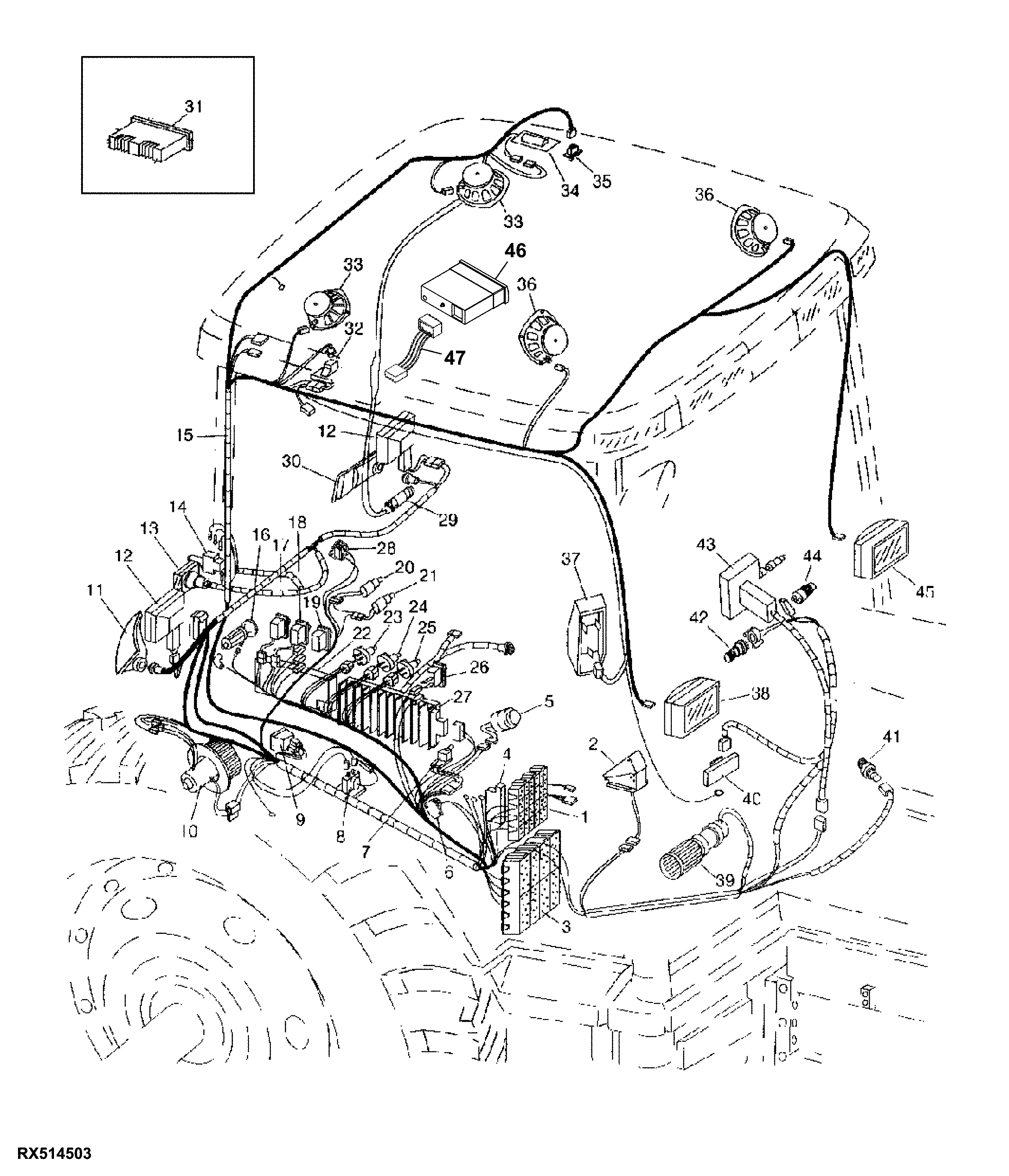 Wiring Harness (Cab) (Ukrainian Version) (011969 - )