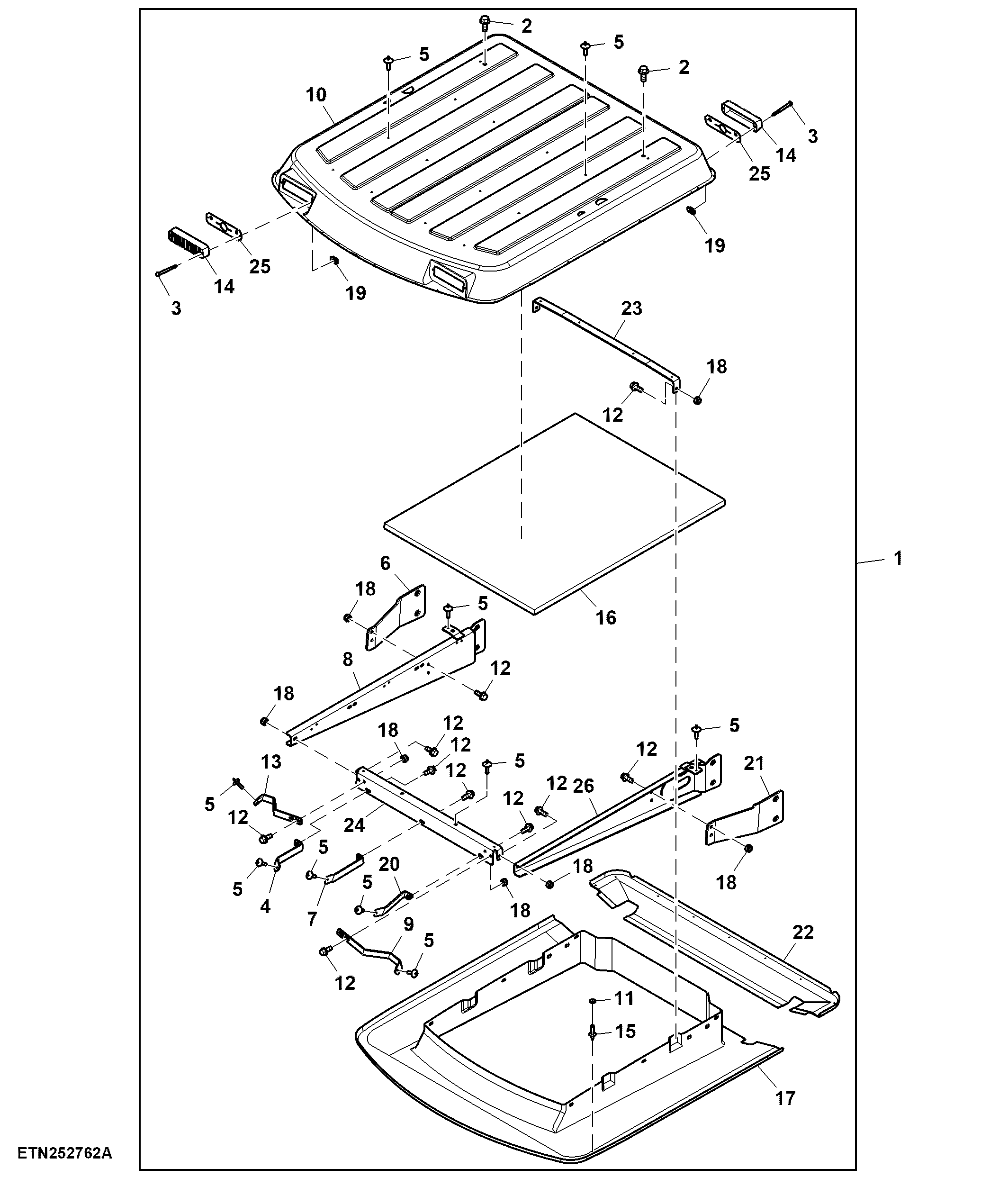 Deluxe Canopy, W/ Reinforcement (051536 - )