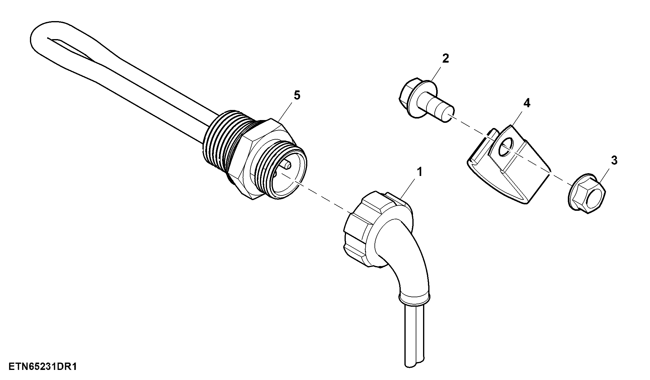 Engine Coolant Heater - 13.5 L Interim Tier 4 - 220 Volt Heater