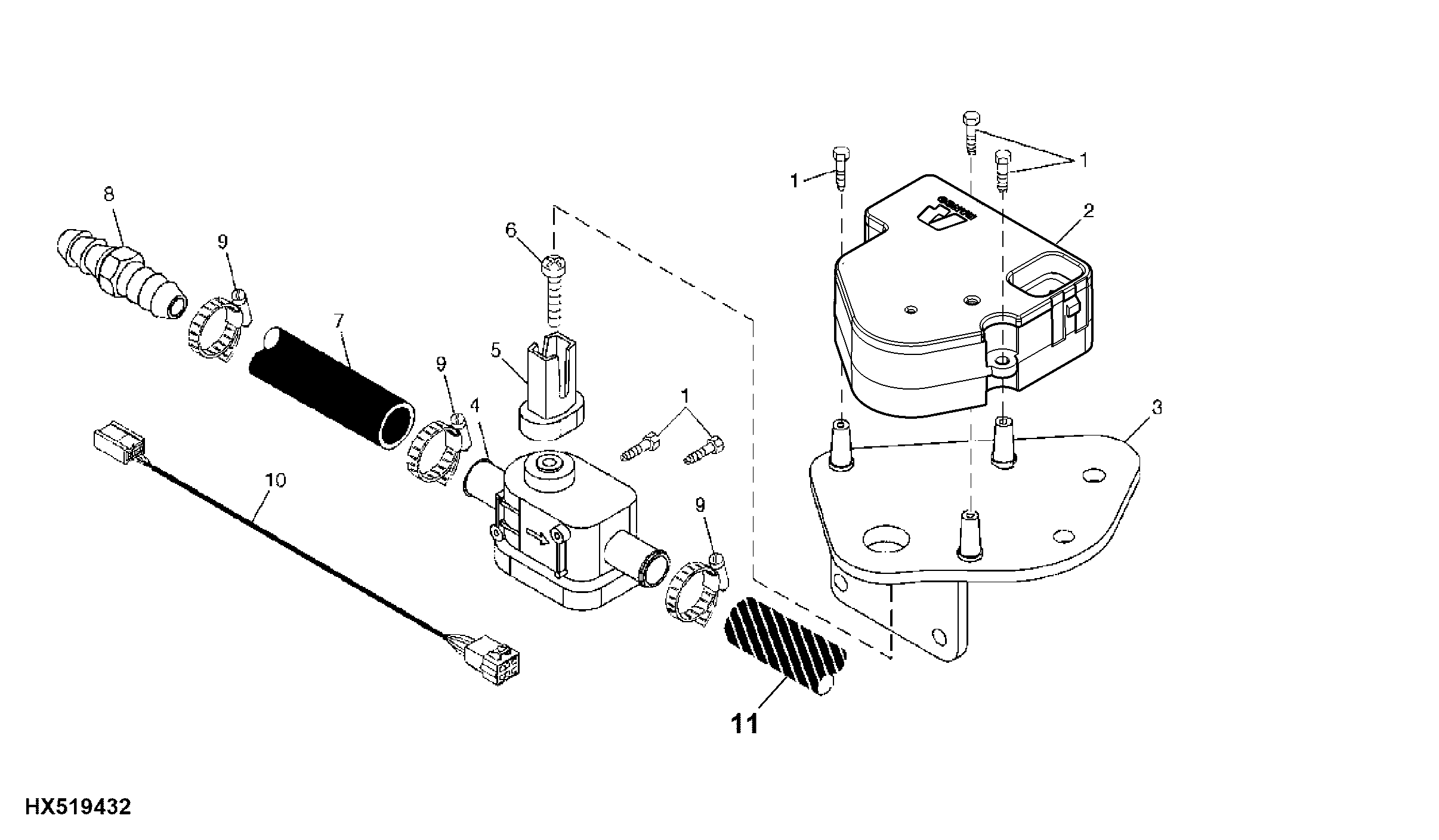 Air Conditioning System, Water Valve Assembly