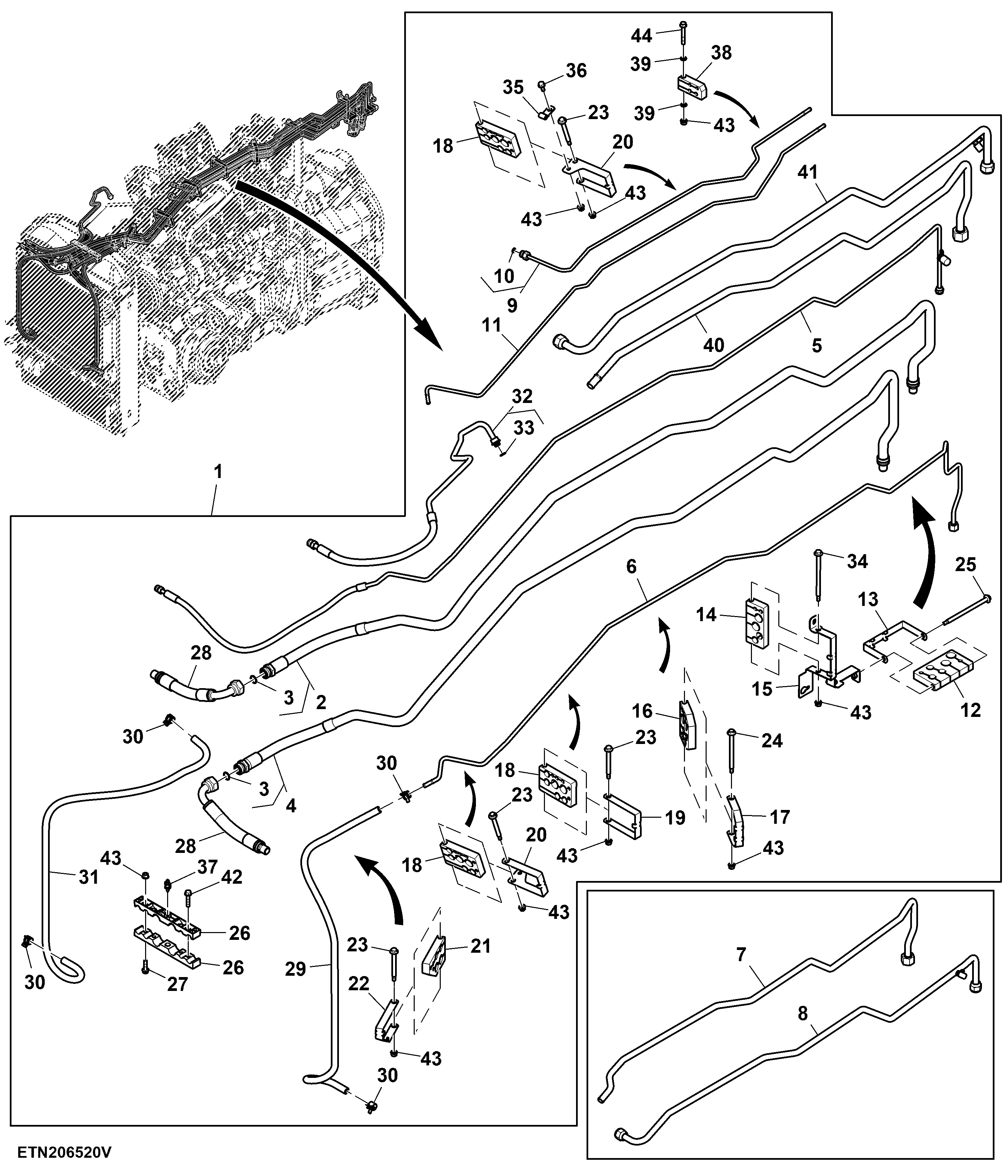 Line, Front Line Bundle, T2 Engine (1/2) ( - 200000)