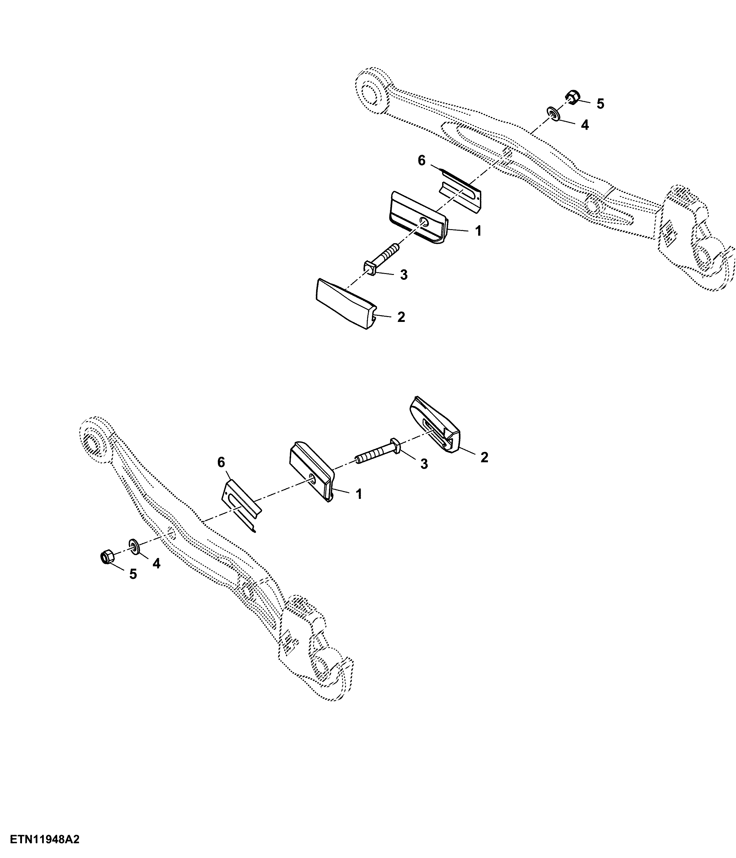 Bumper Blocks, Hitch W/ Quick Coupler and Wedge Blocks