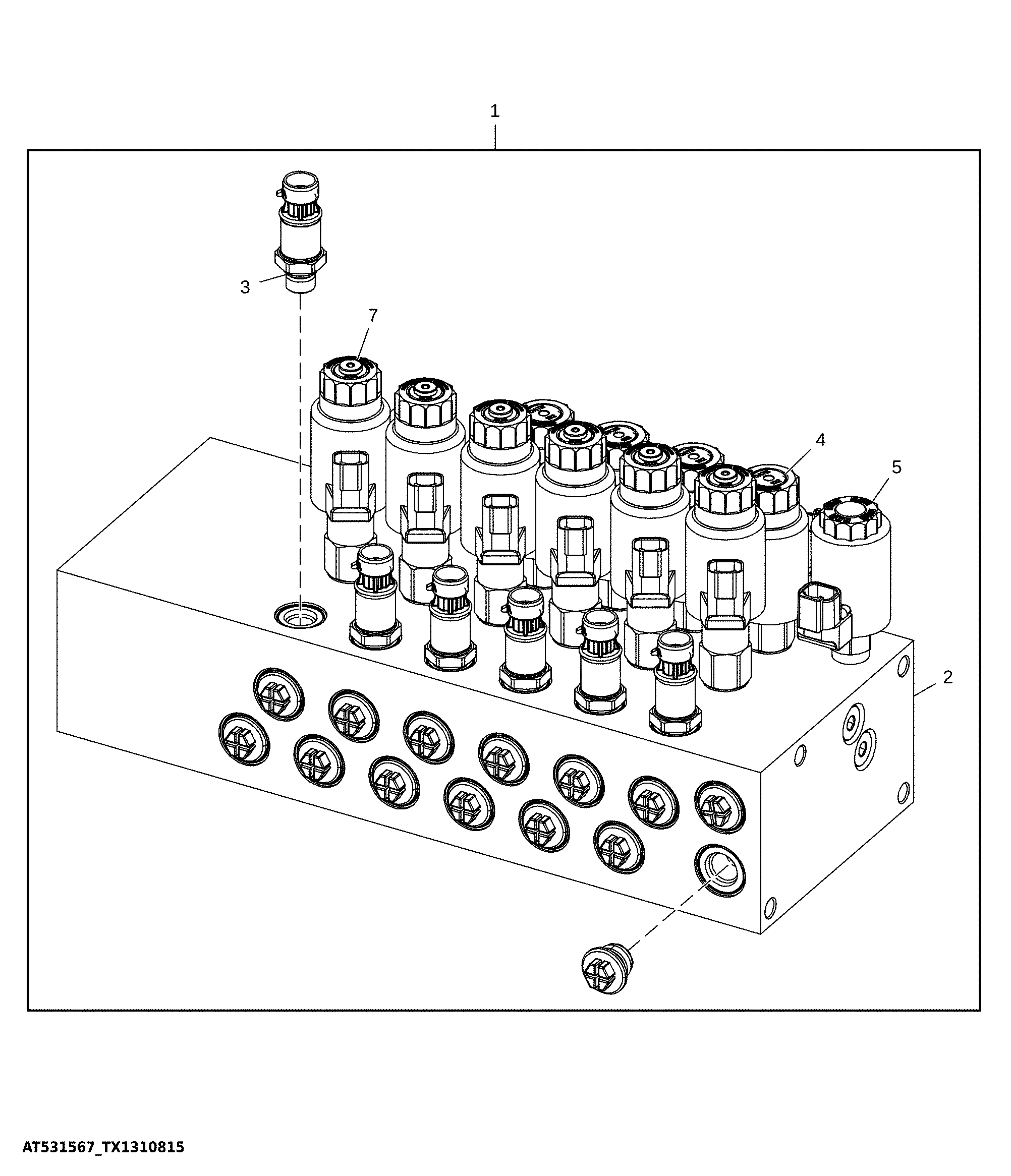 Machine Control Manifold Components (814997 - )