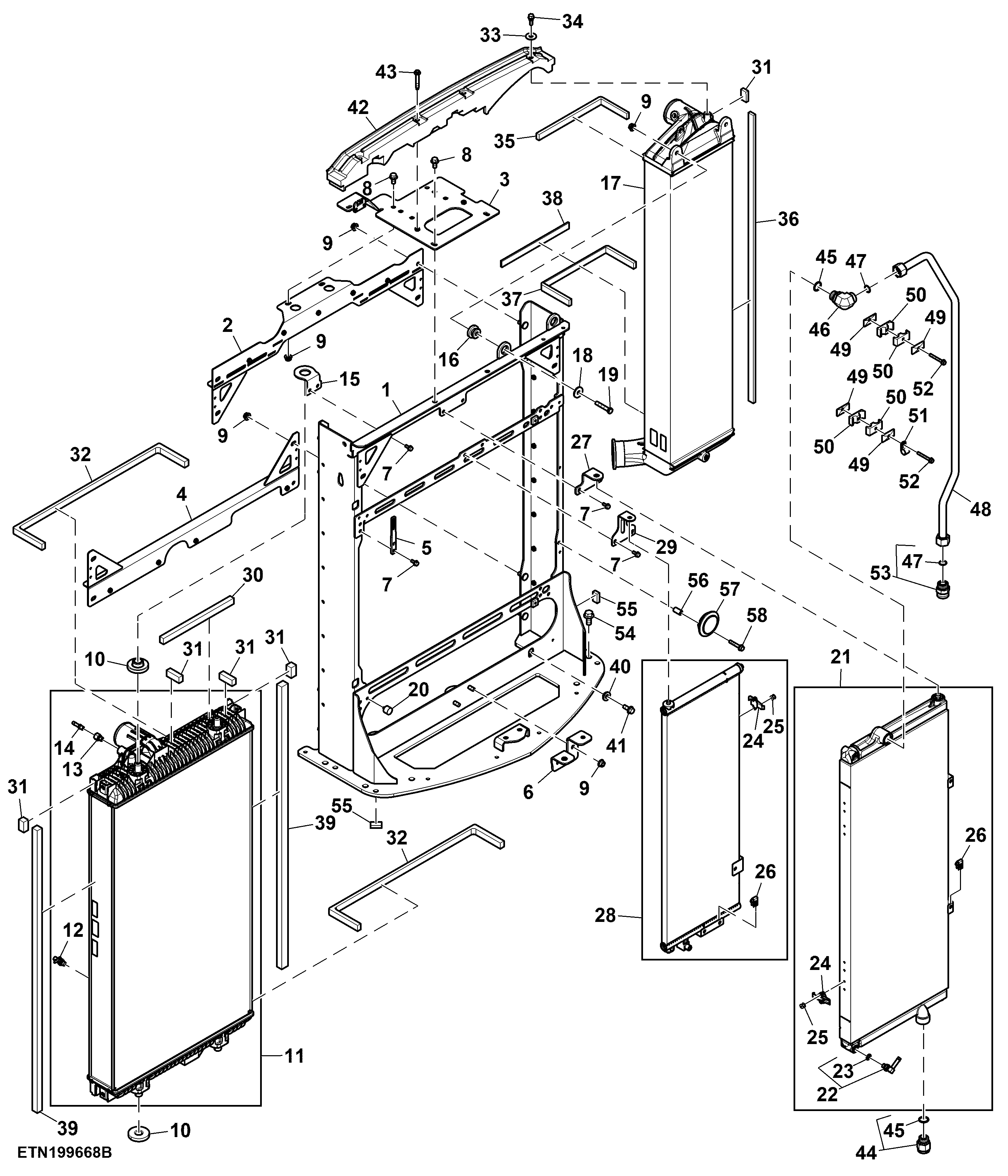 Engine Cooling System, 9.0 L /13.5 L Engine (062463 - )