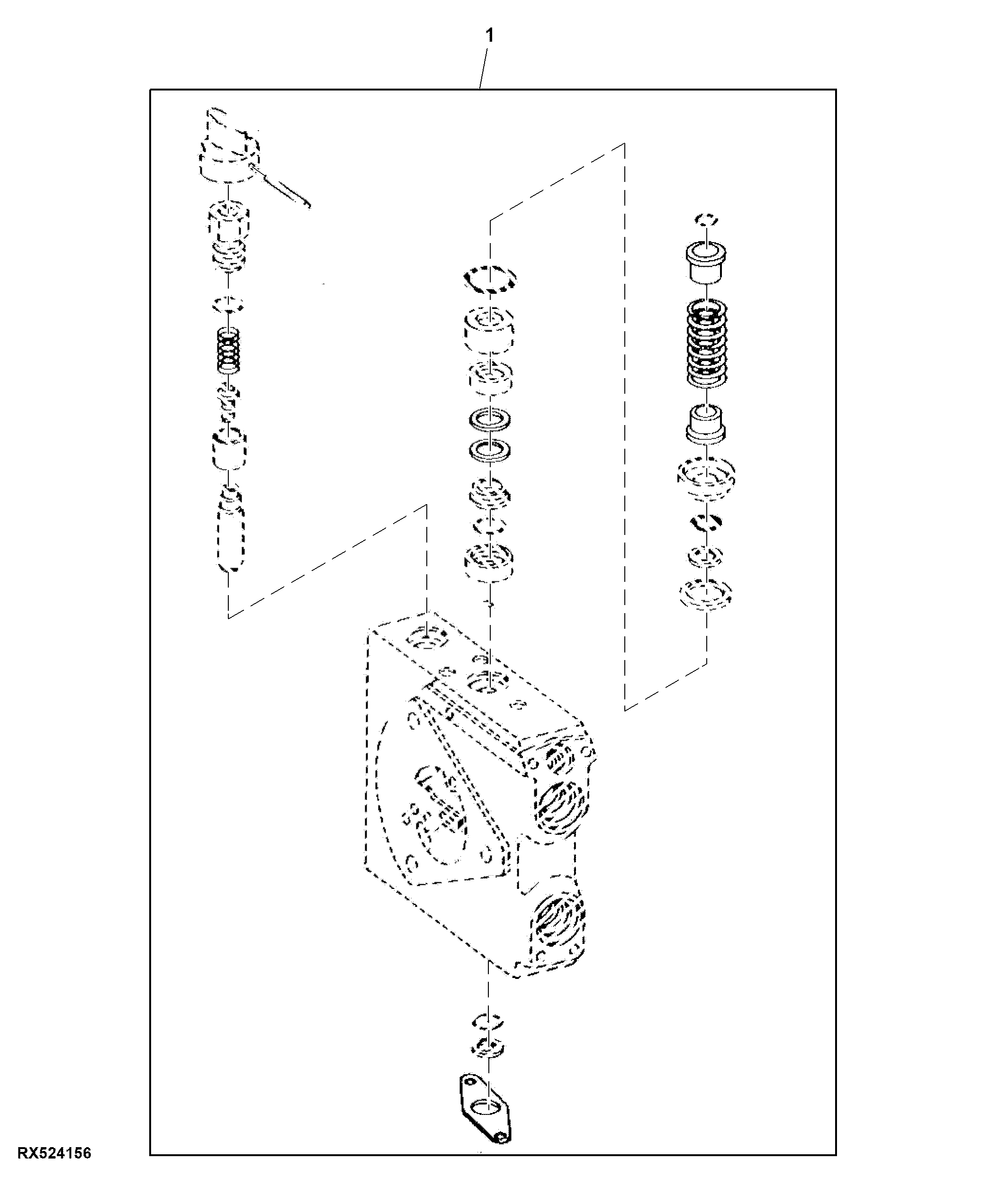 Selective Control Valve Hardware Kit (3 Detent)