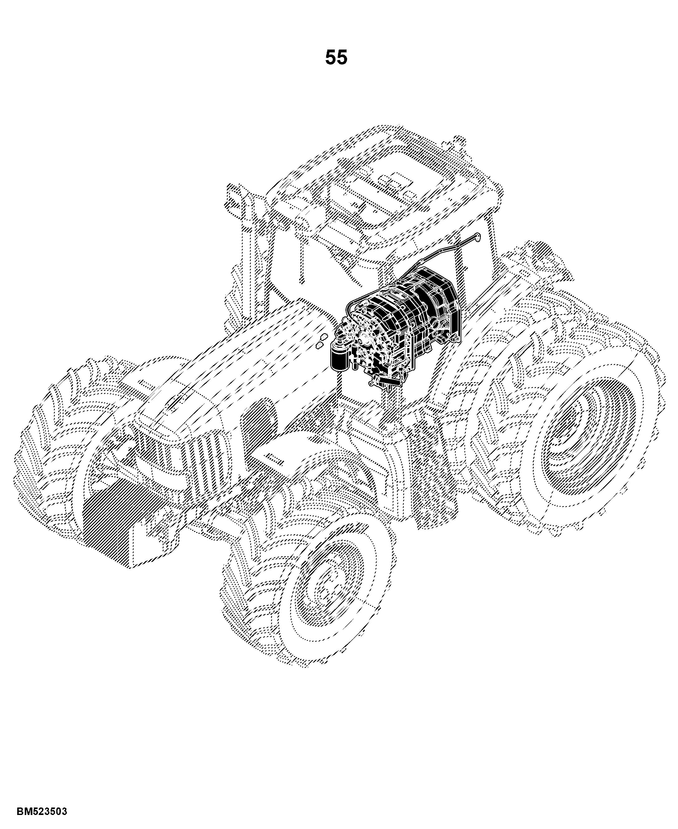 6100J Tractor (S.N. 600001- )(South America Edition)