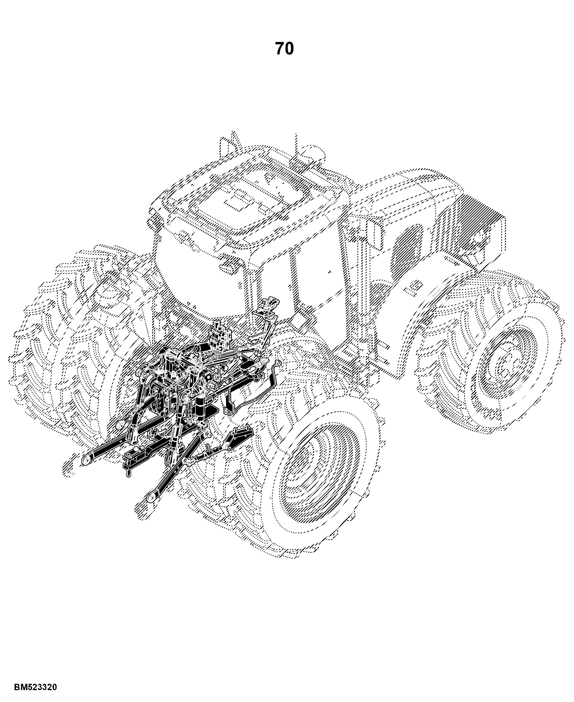 6100J Tractor (S.N. 600001- )(South America Edition)