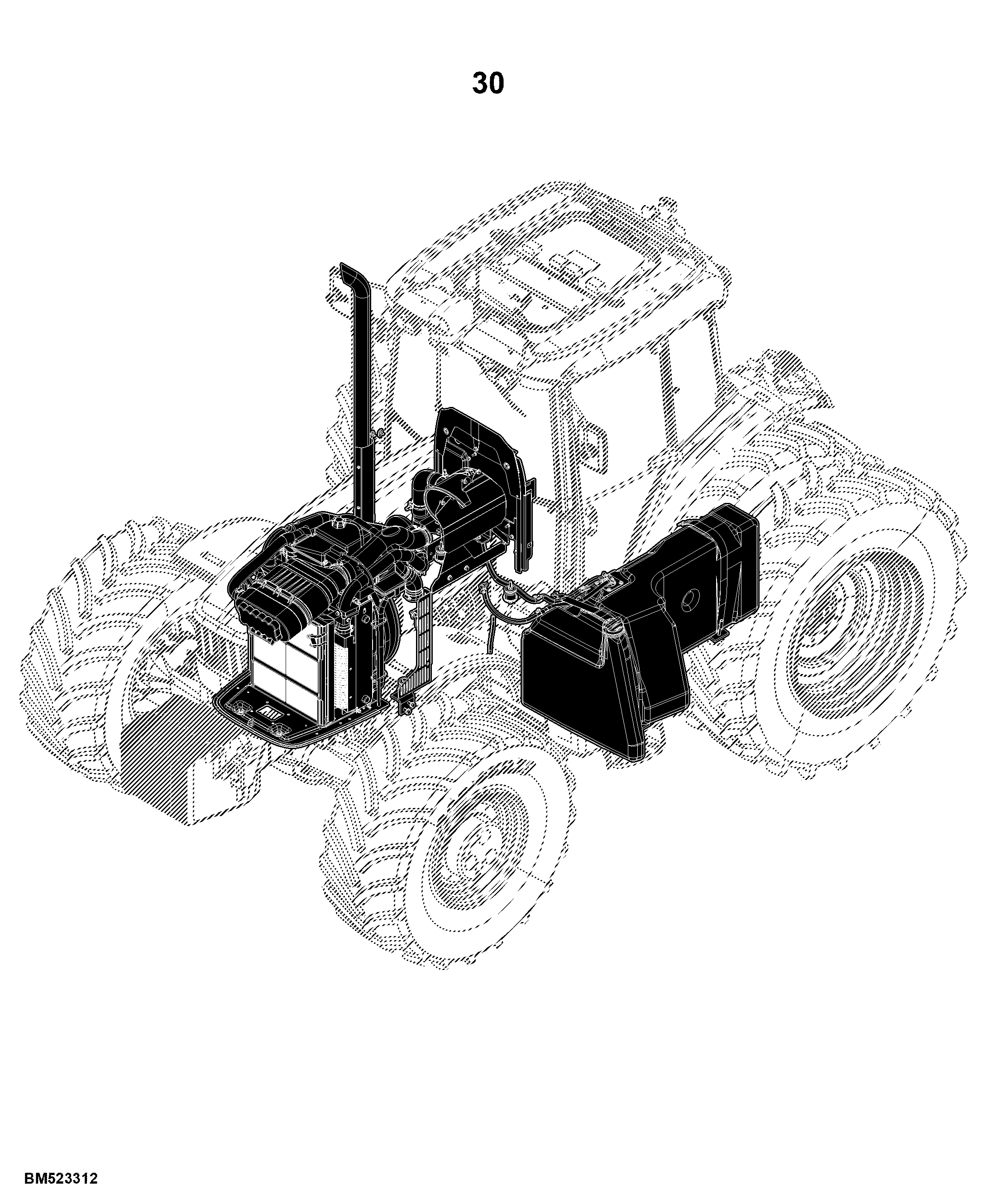 6100J Tractor (S.N. 600001- )(South America Edition)