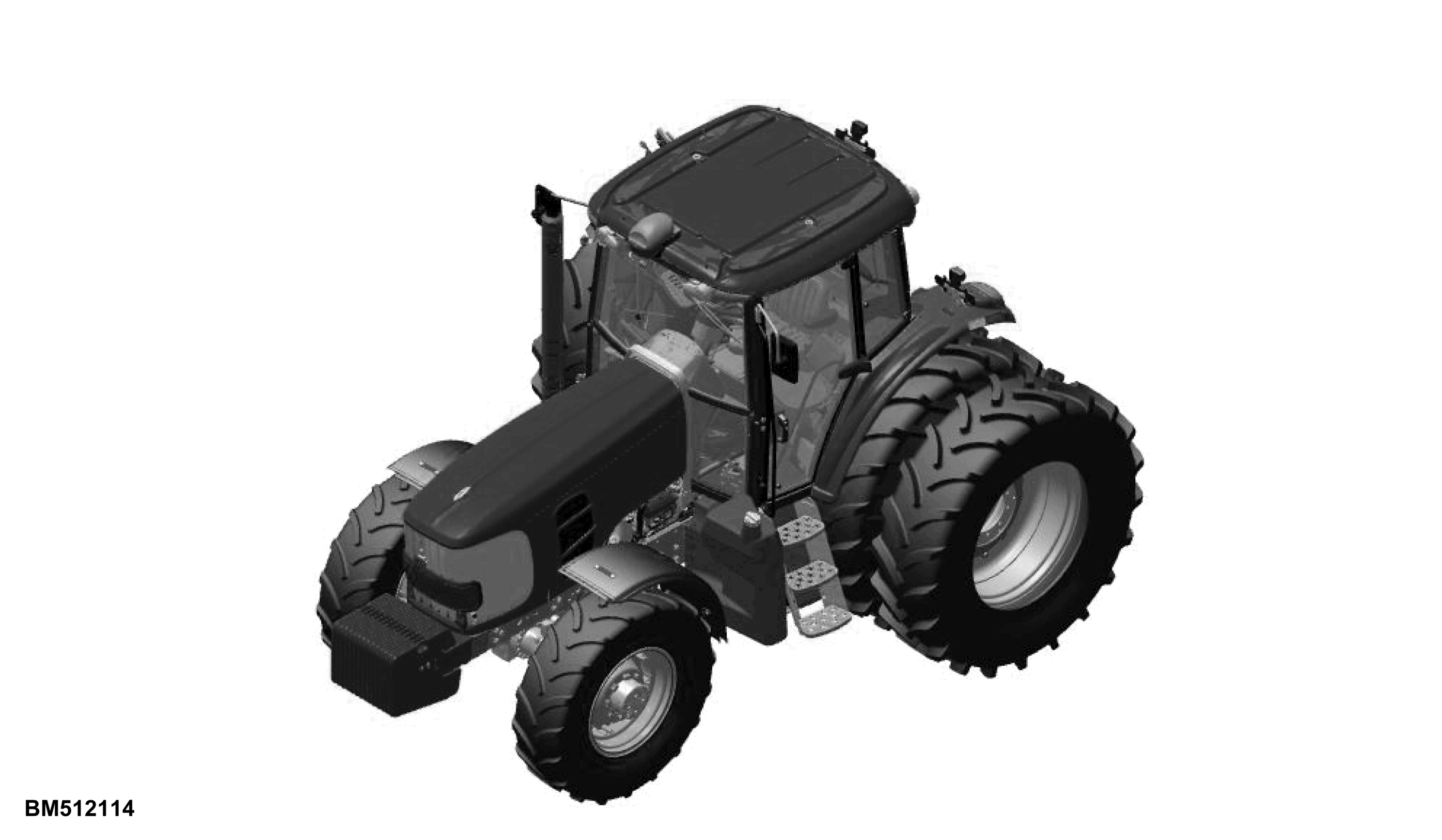 6115J Tractor (S.N. 600001- )(South America Edition)