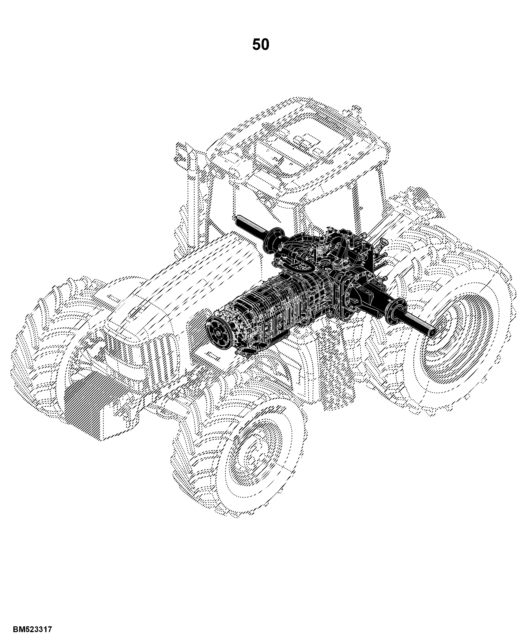 6100J Tractor (S.N. 600001- )(South America Edition)