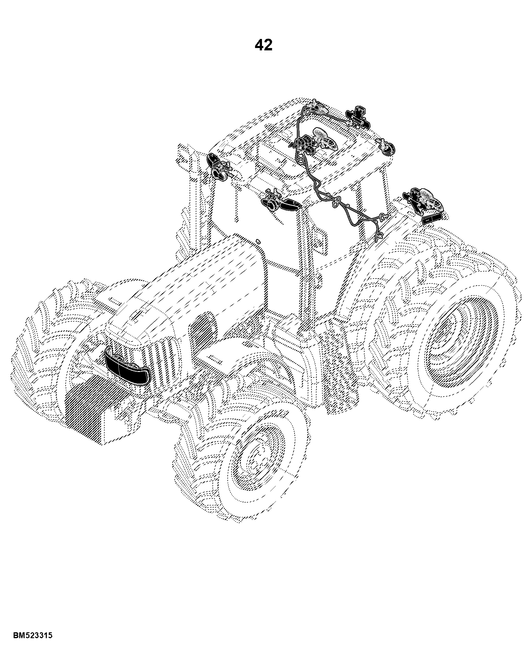 6100J Tractor (S.N. 600001- )(South America Edition)