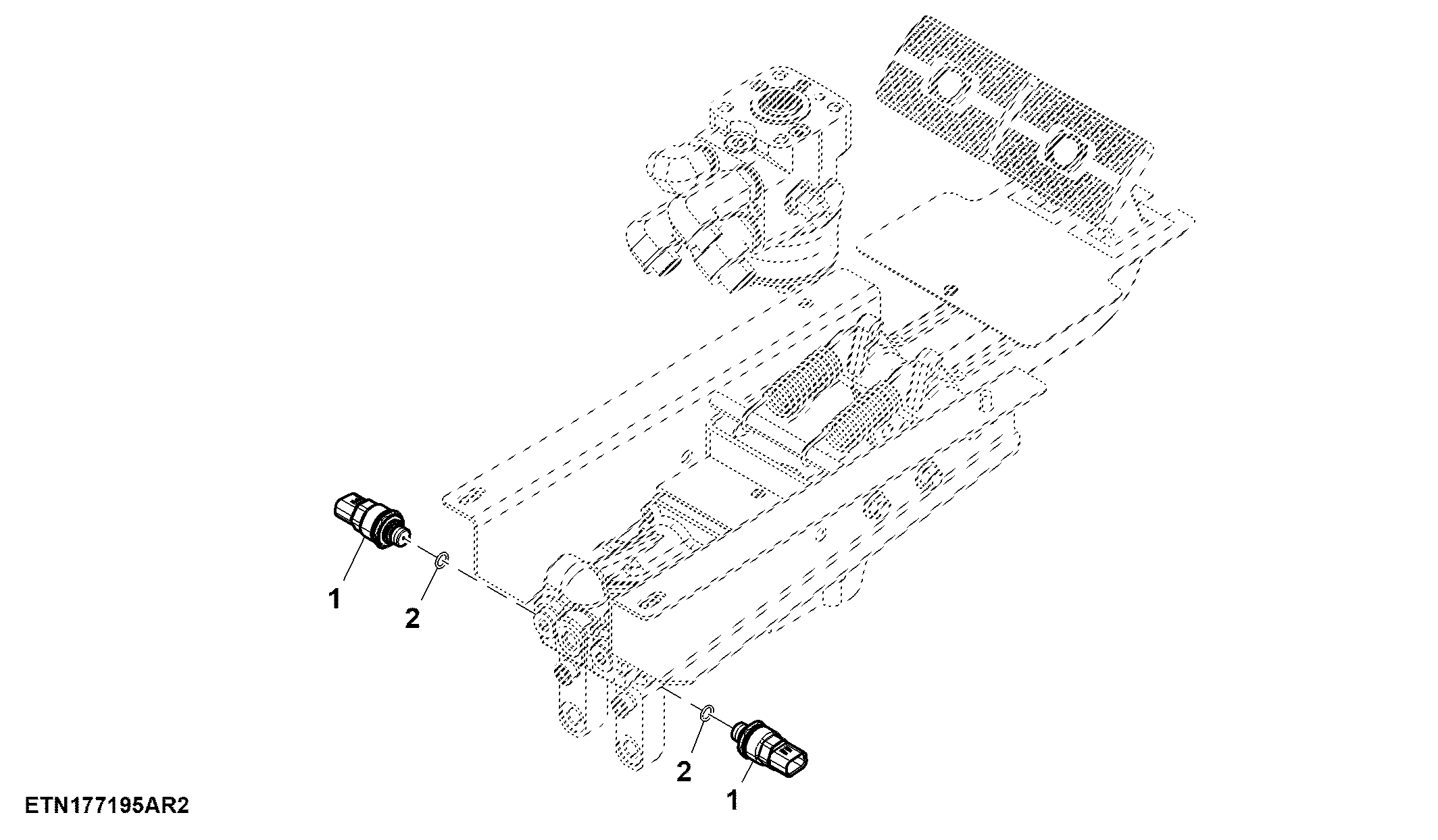 Pressure Sensor, Service Brake