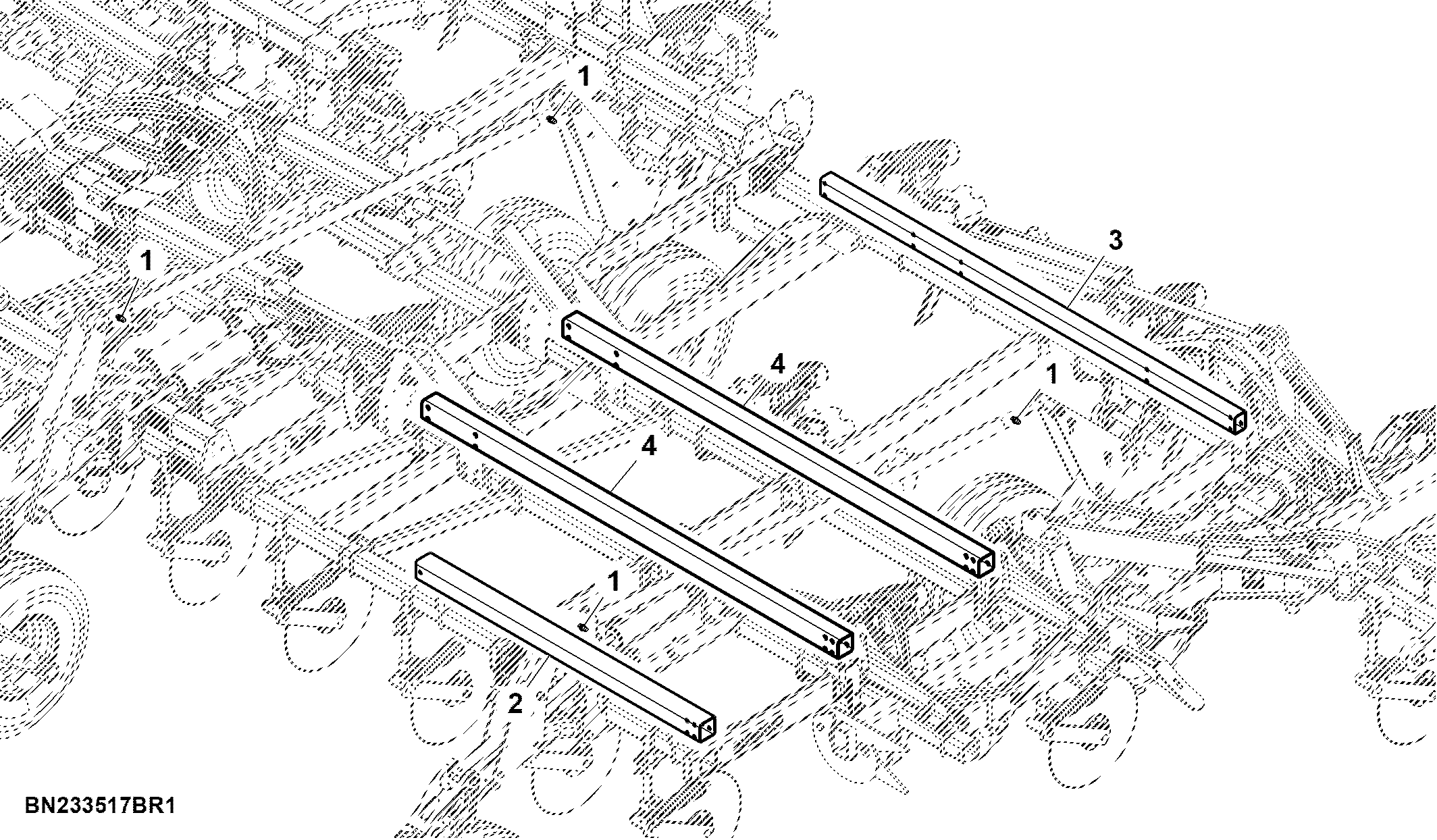 Frame and Tubes, 25 Row