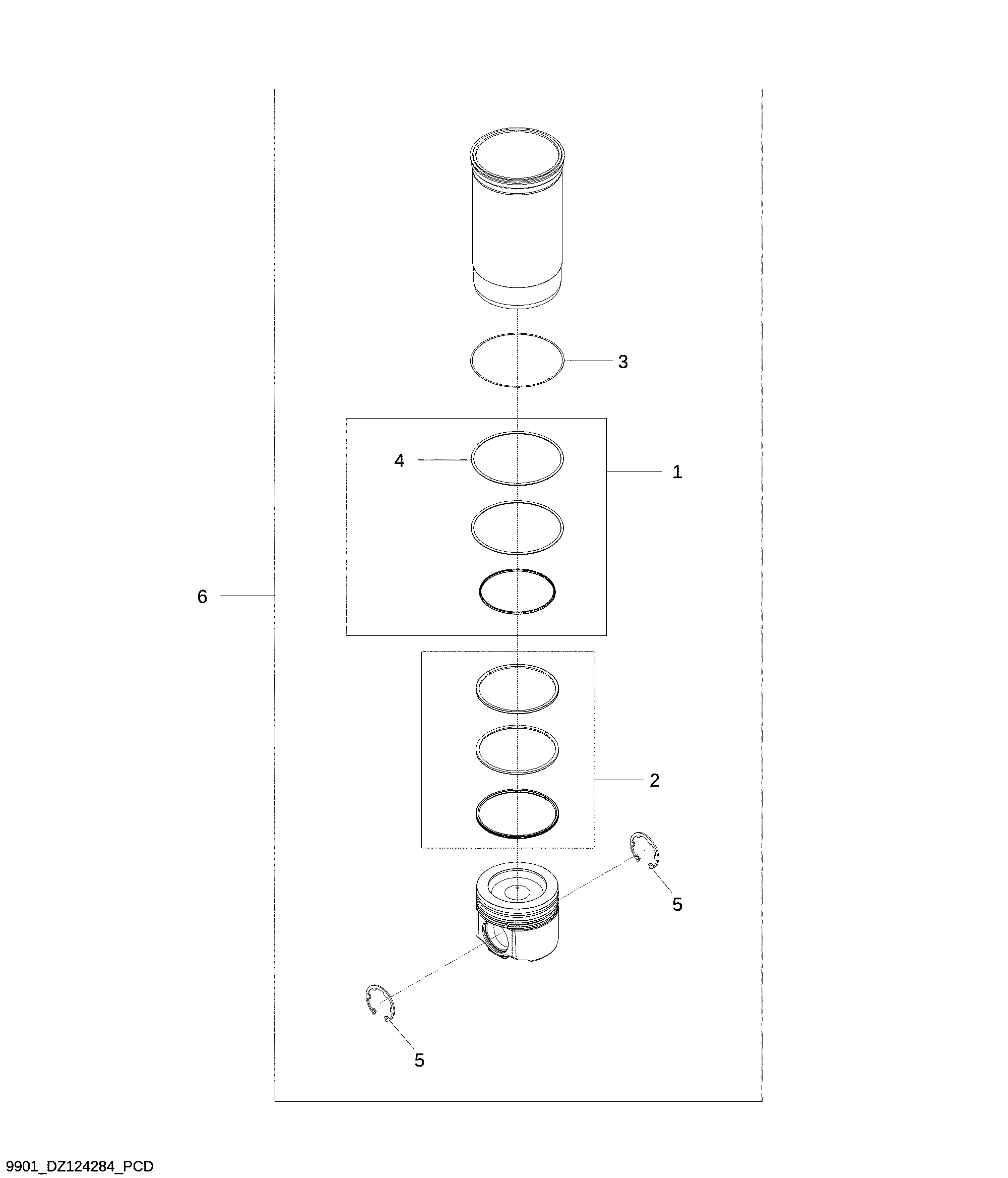 9901 Piston Liner Kit
