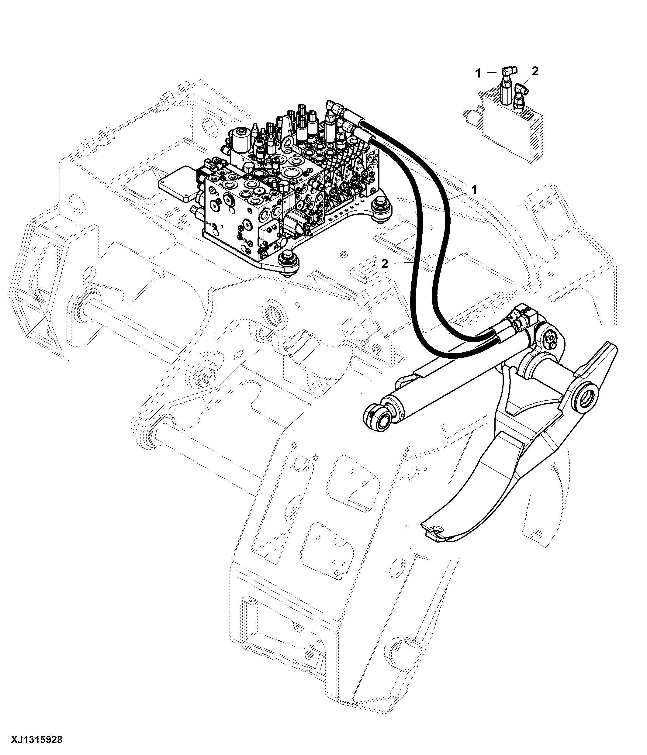 Lower Delimb Cylinder Hoses