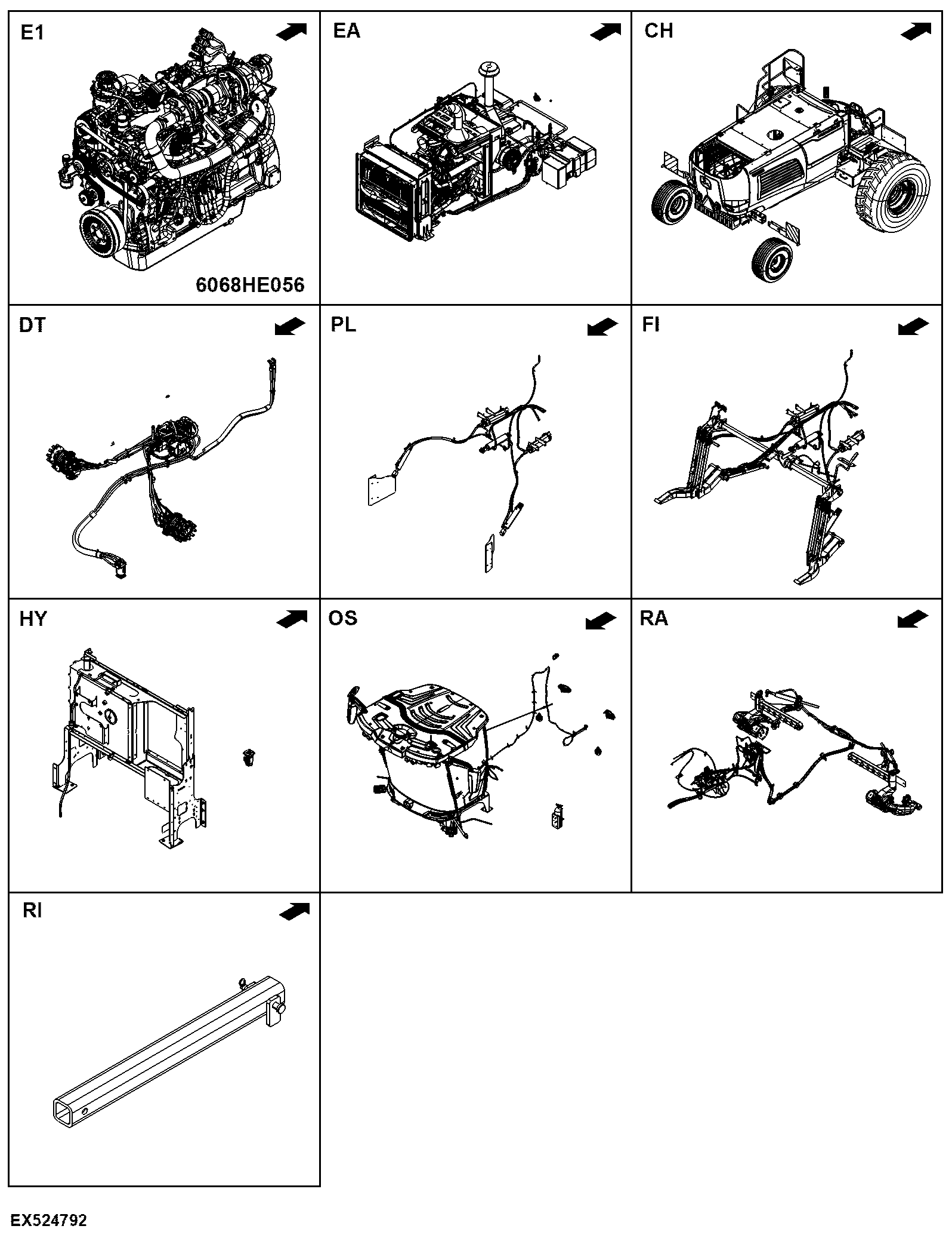 W260R Self-Propelled Rotary Windrower (Worldwide Edition)