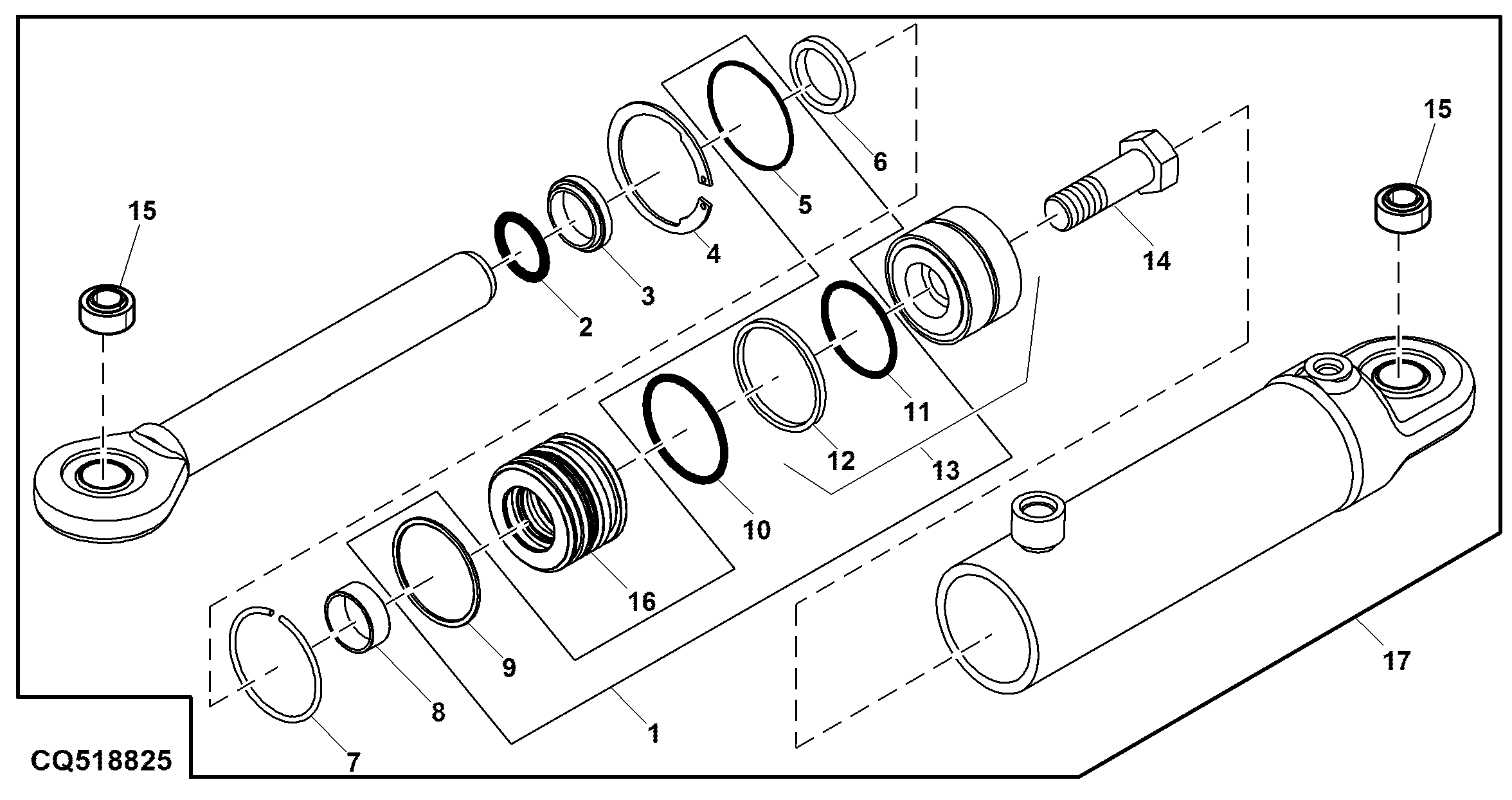 Feeder House Tilt Cylinder, Contour-Master™