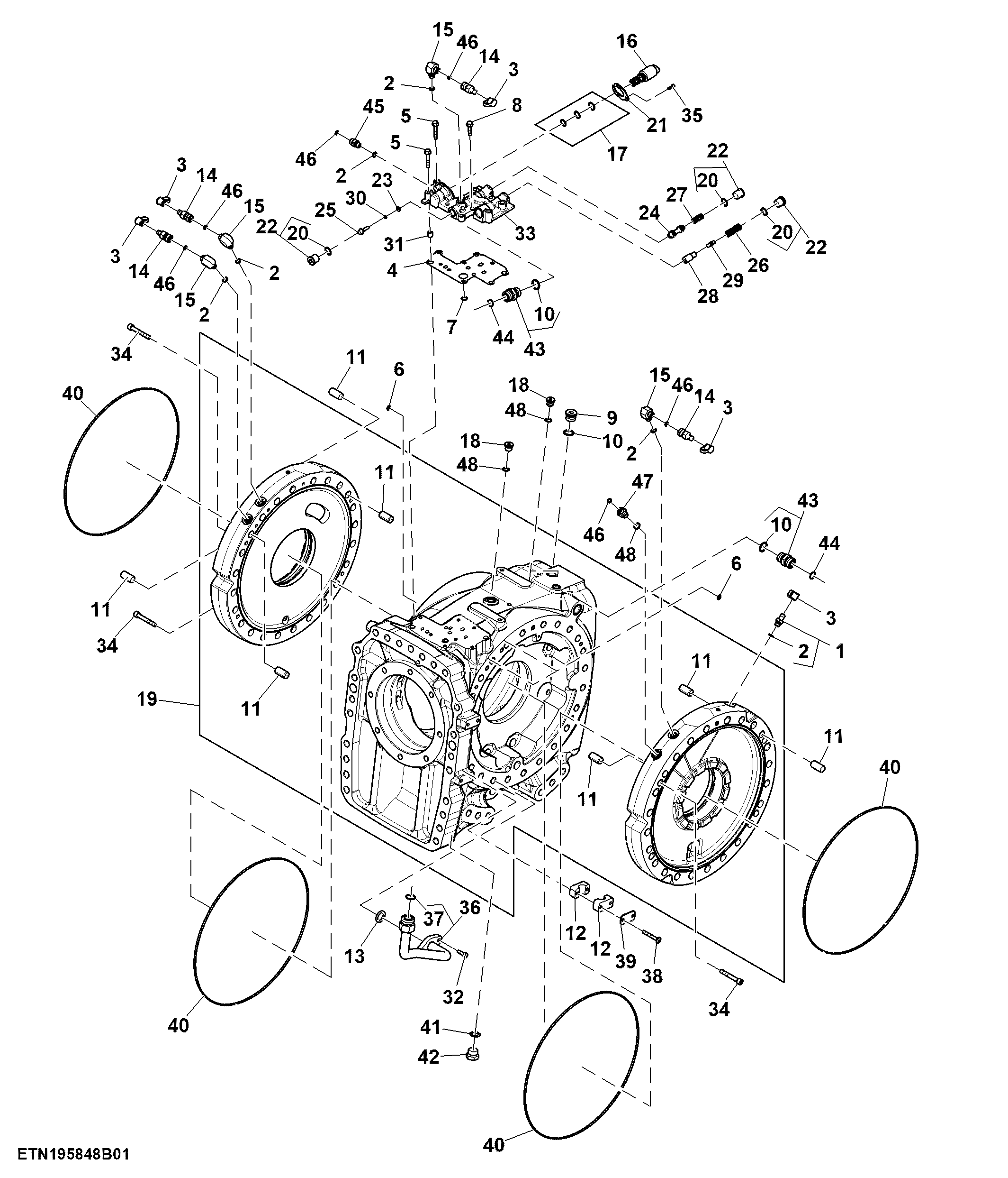 Differential Case, Double Reduction Front Axle