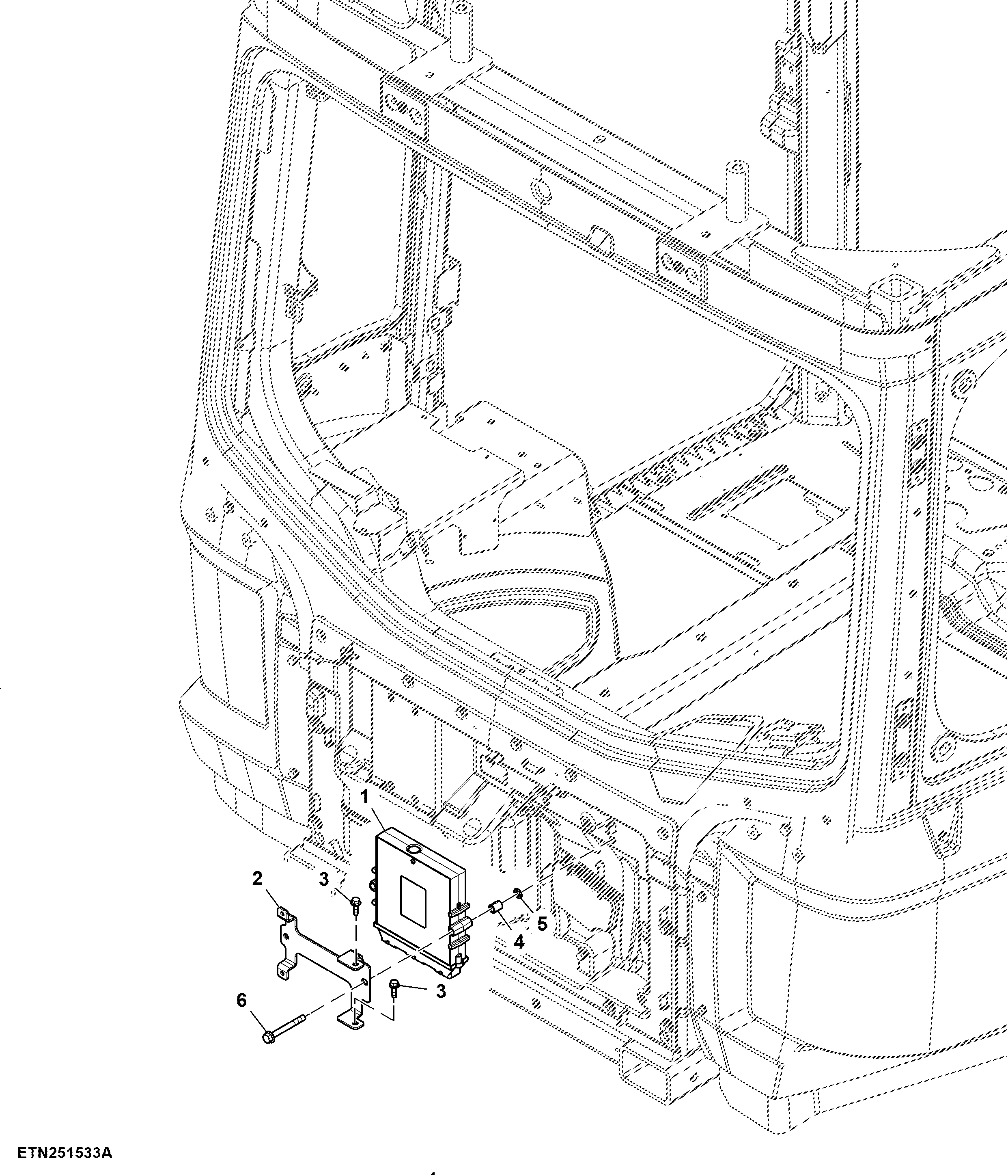 Steering controller, AutoTrac™, W/ Backup Pump