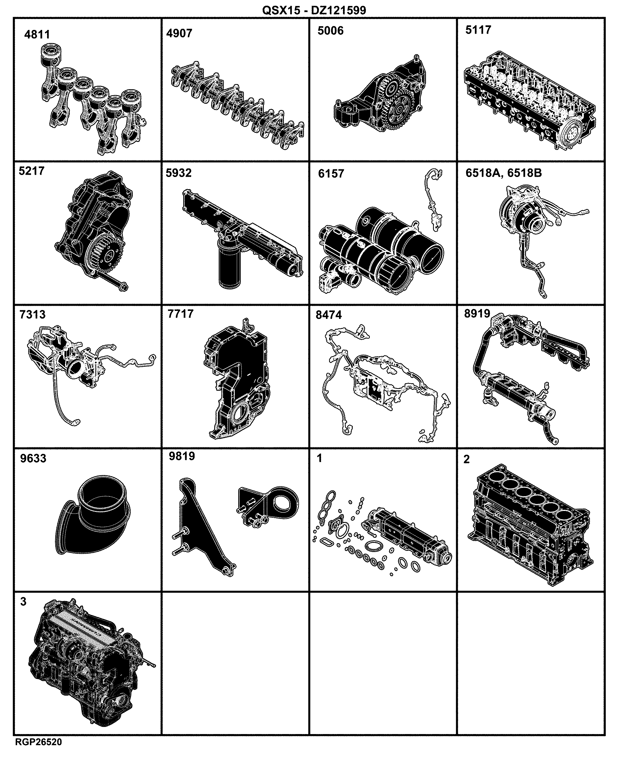 E2 Engine QSX15-DZ121599-ETN195700