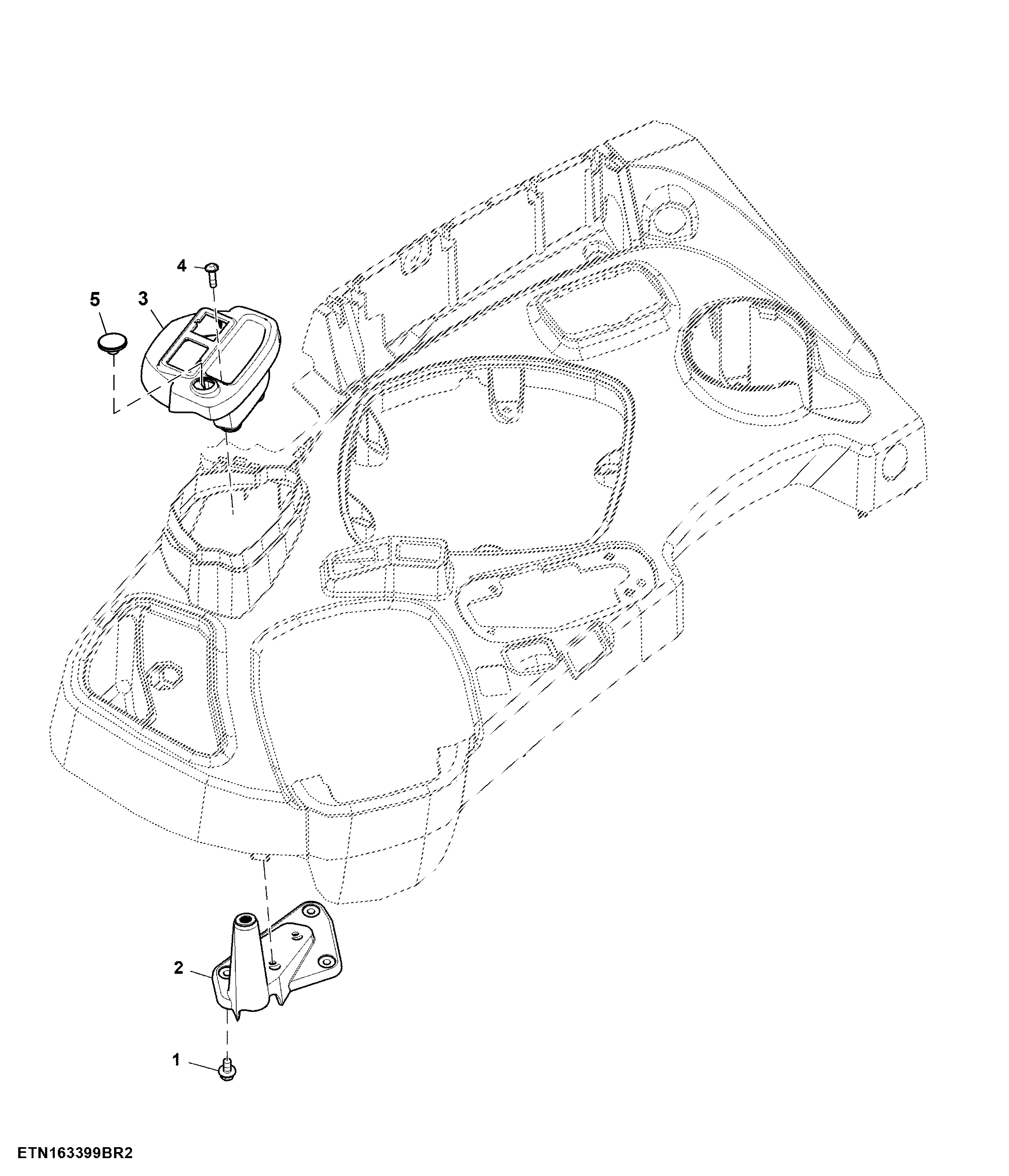 Storage Compartment, USB Charger, RH Console