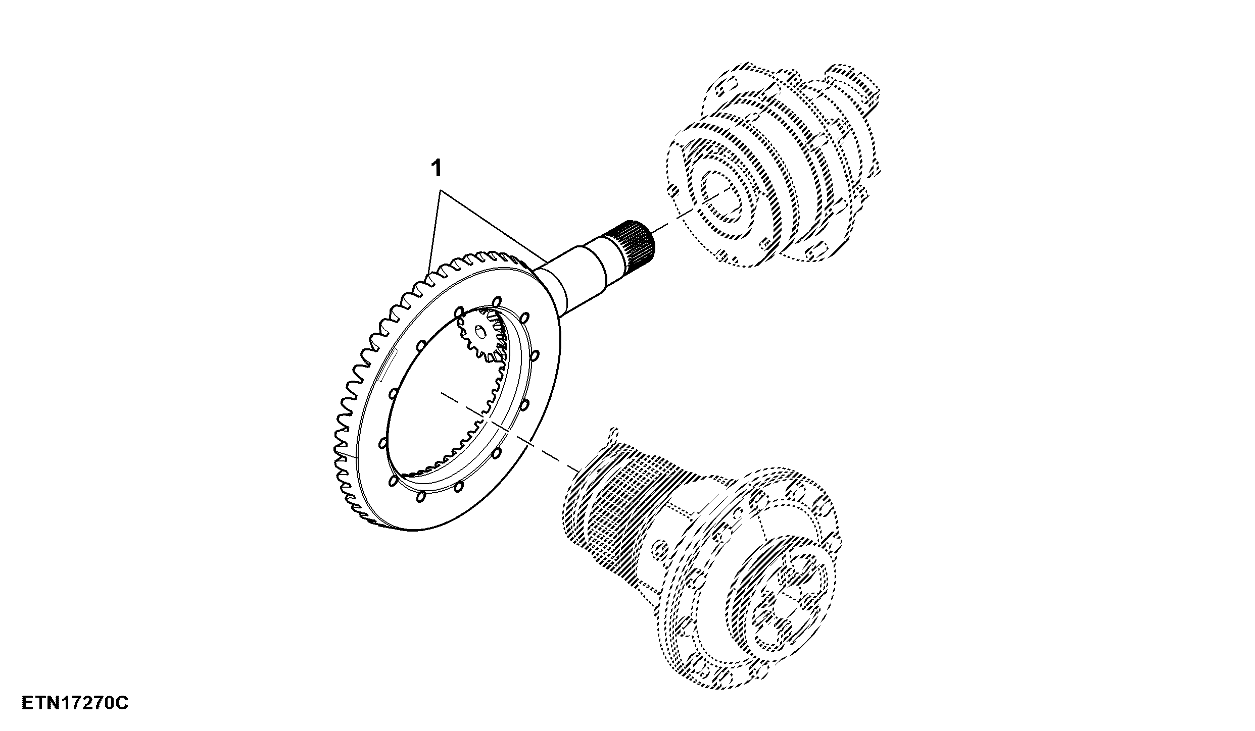 Rear Spiral Bevel Drive, Double Reduction Rear Axle