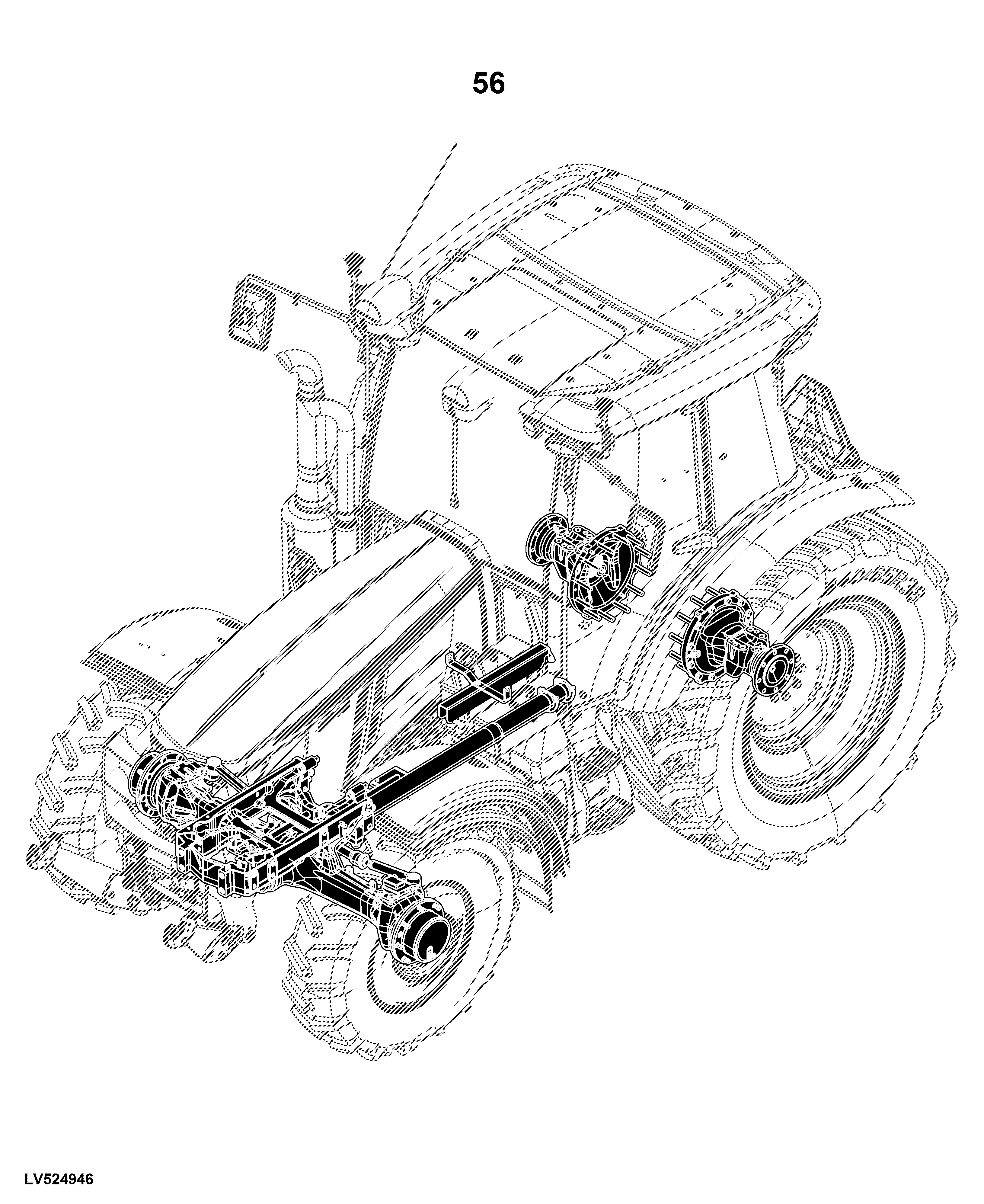 5100M Tractor (PIN: 1LV5100M*MN400001- )(North America Edition)