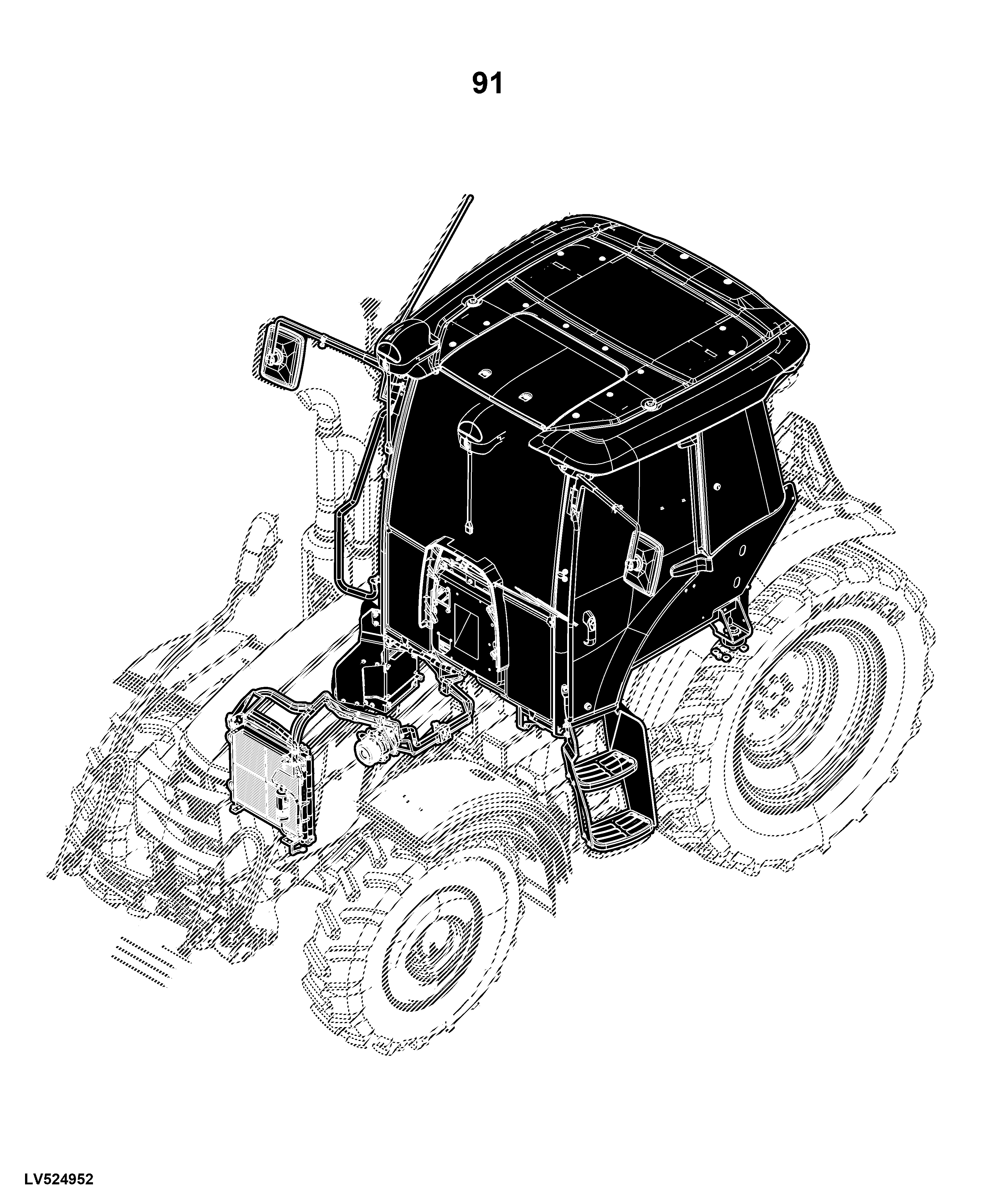 5100M Tractor (PIN: 1LV5100M*MN400001- )(North America Edition)