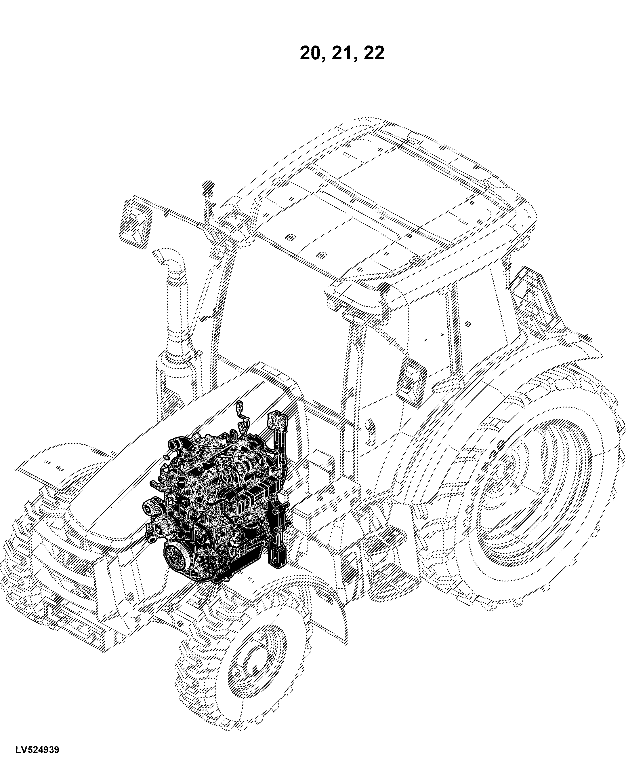 5100M Tractor (PIN: 1LV5100M*MN400001- )(North America Edition)