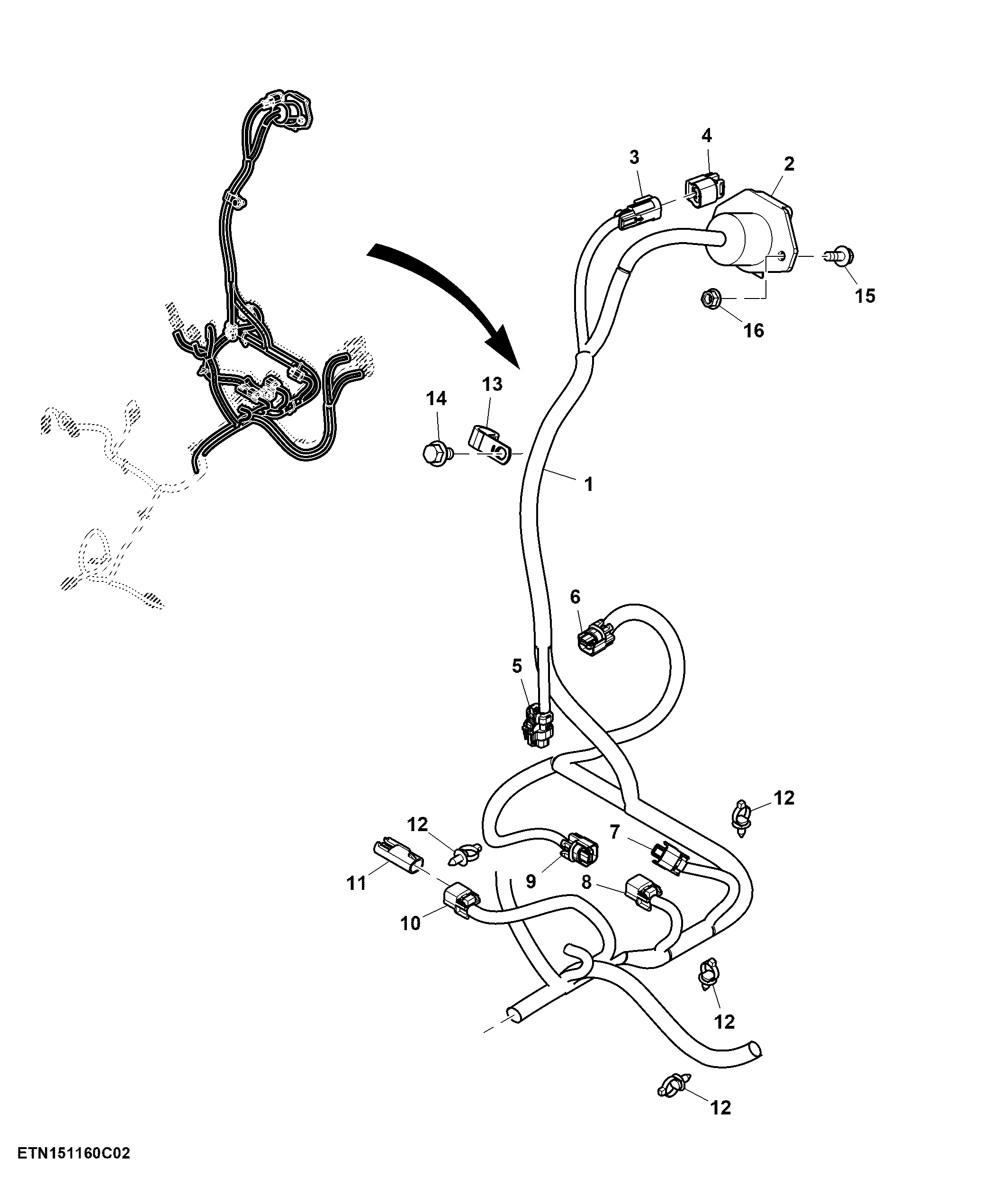 Chassis Wiring Harness, PowrReverser™ (2/2)