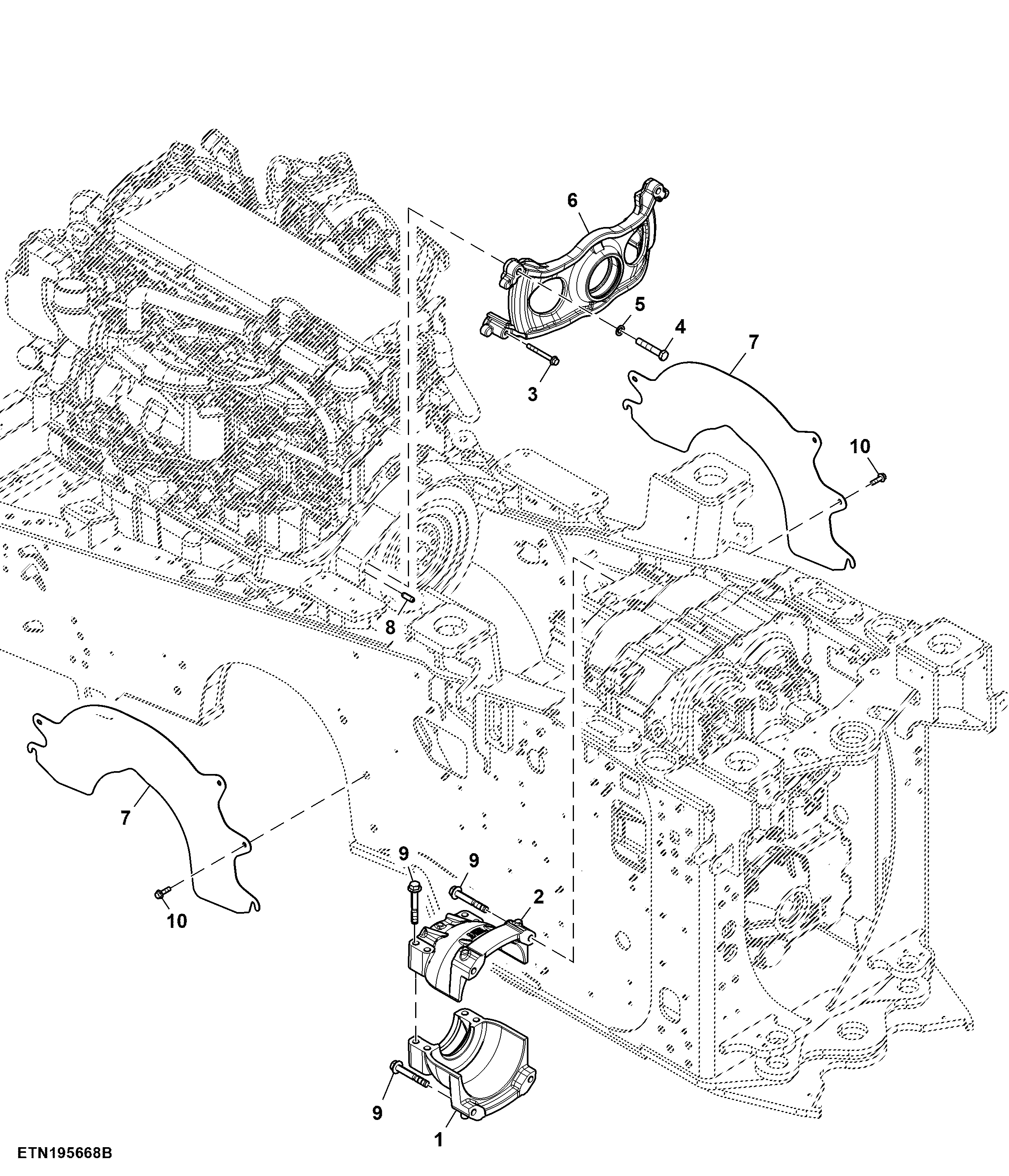 Flywheel Cover, W/ Front Axle Shield, 15.0 L Engine