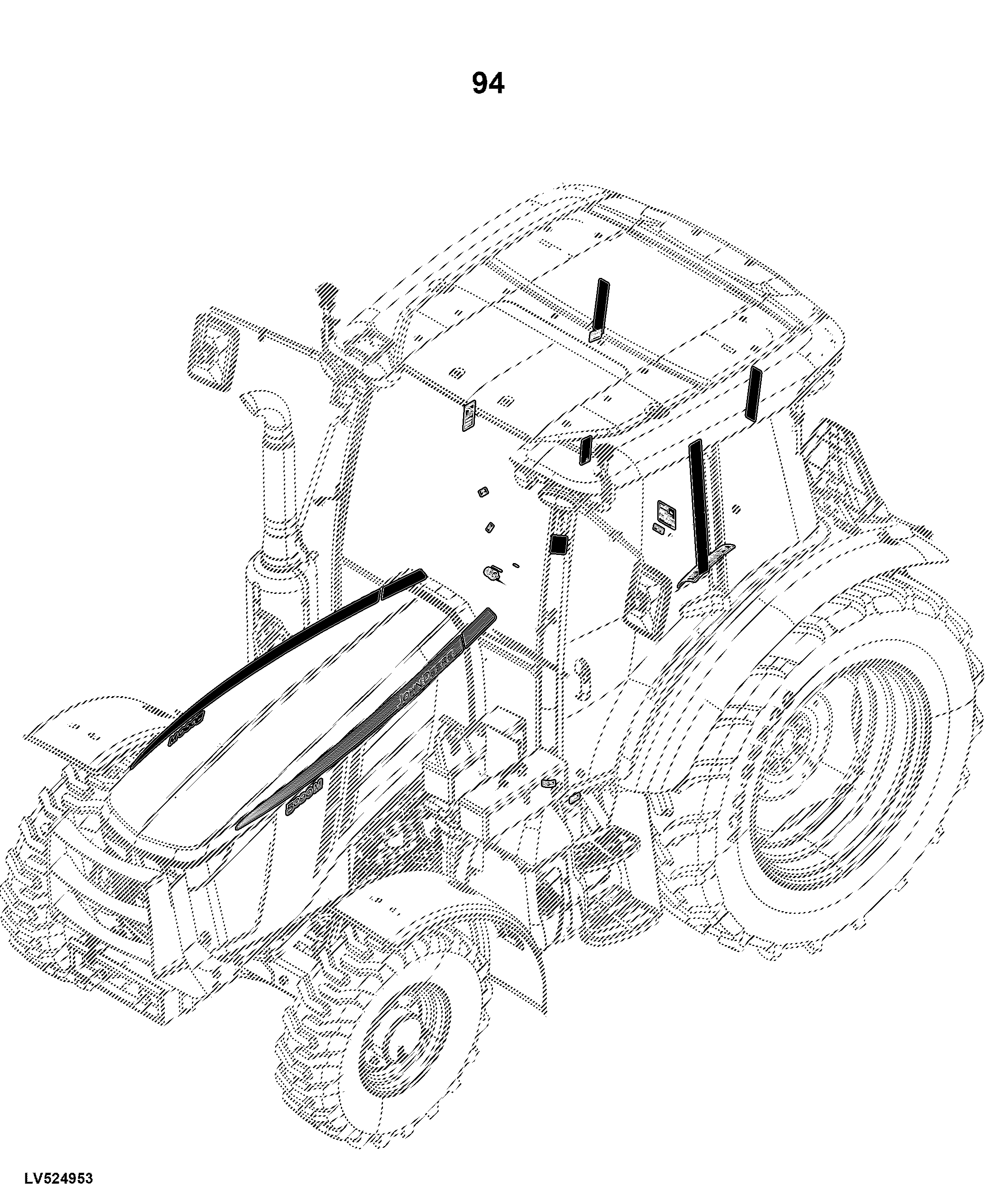 5100M Tractor (PIN: 1LV5100M*MN400001- )(North America Edition)