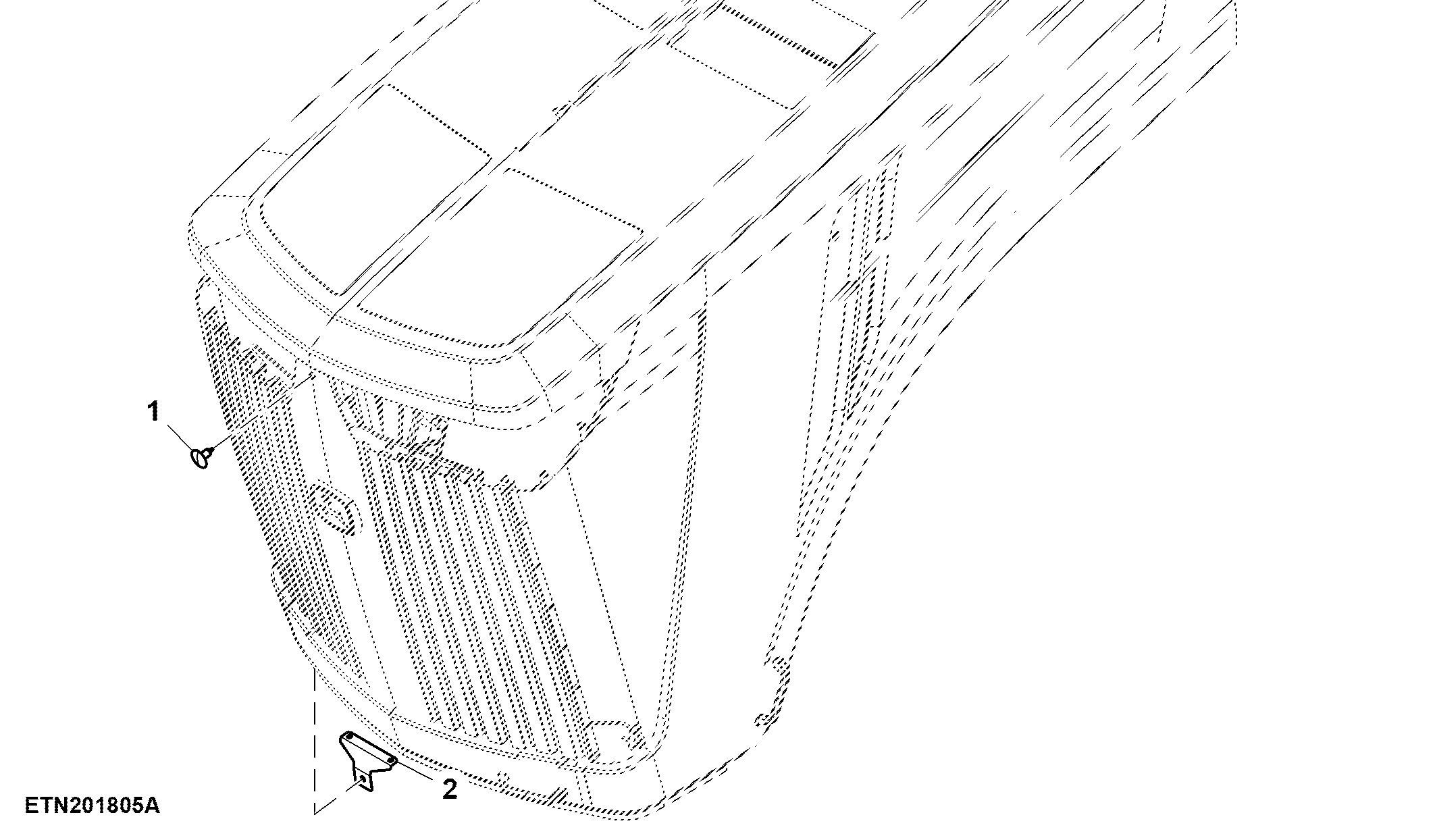 Television Camera, No Front Visibility Camera