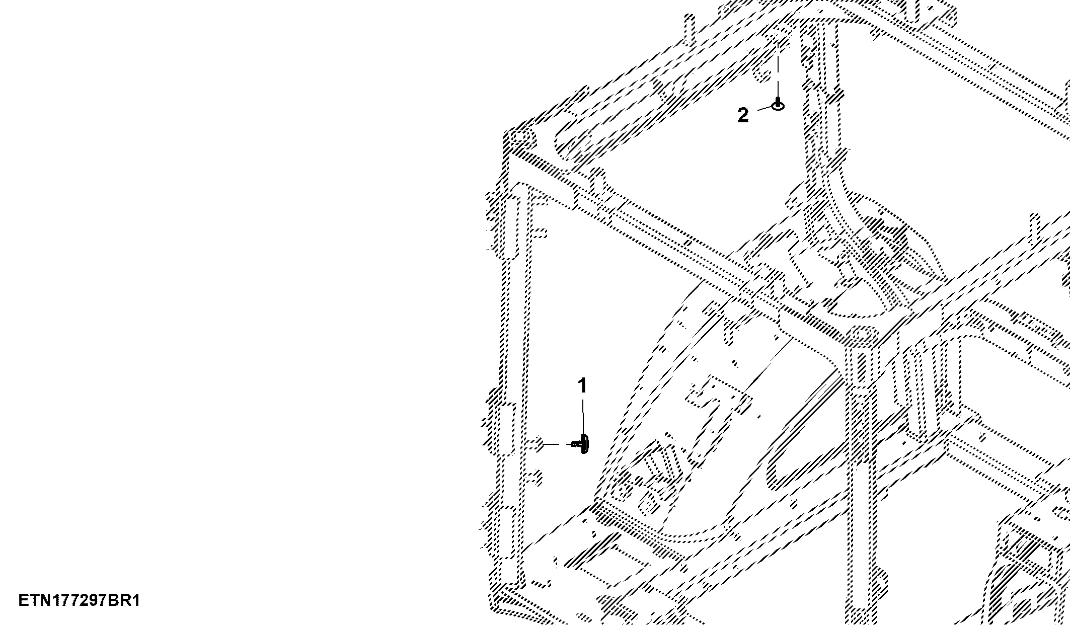 Mounting Parts, W/O Accessory Mounting Bracket