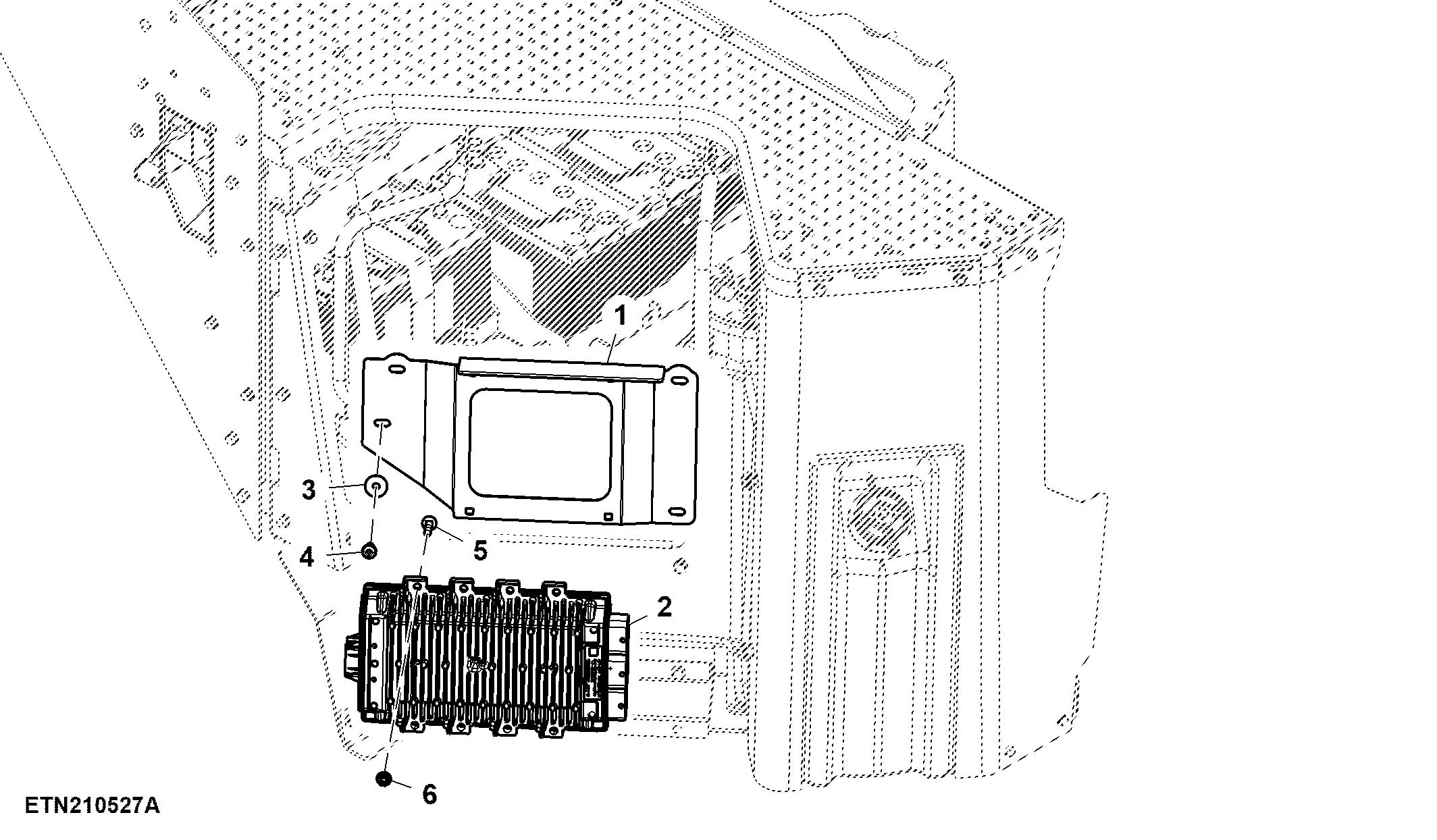 Multi Functional Controller, Chassis, IT4 / FT4 / Stage 5 Engine
