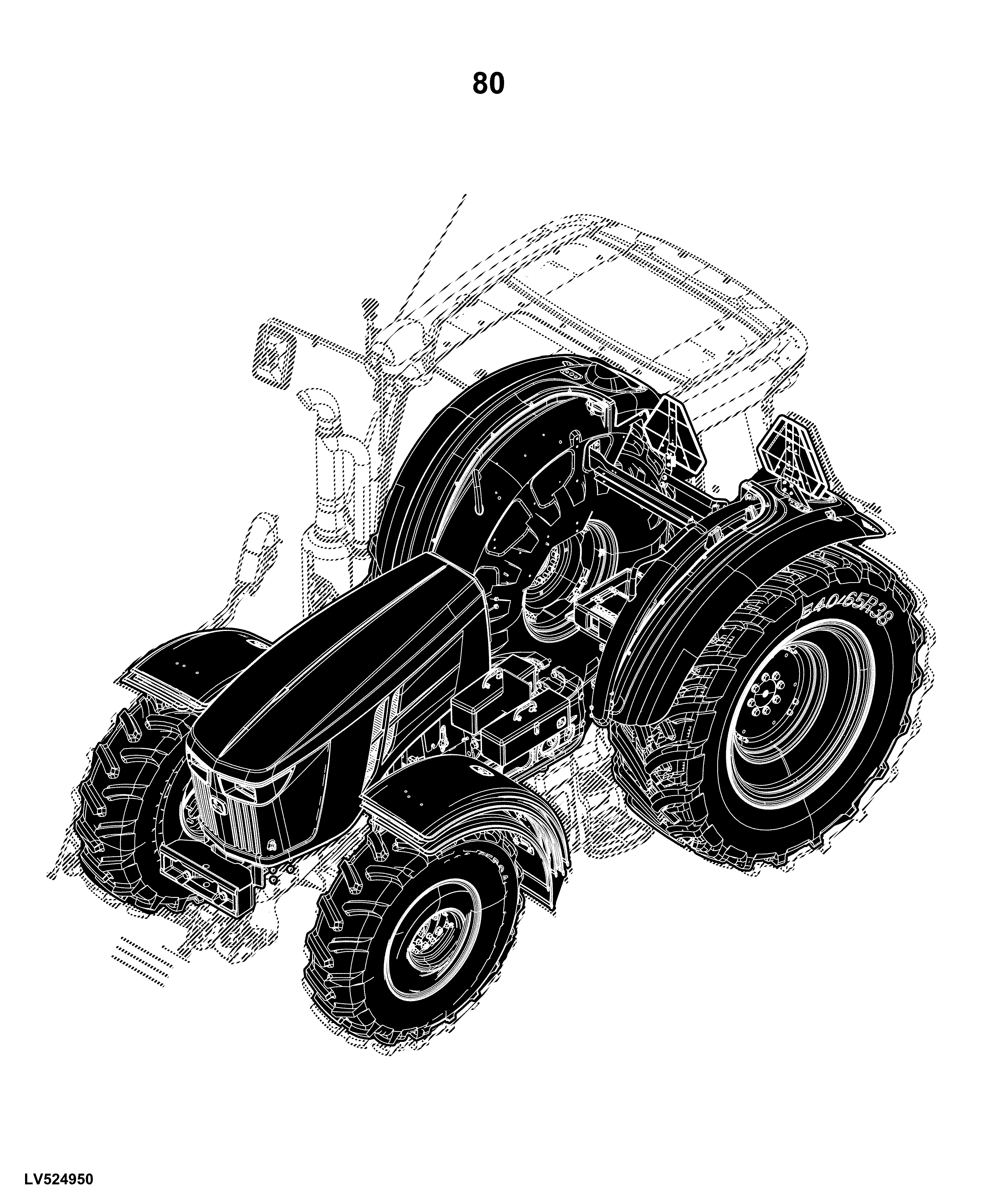 5100M Tractor (PIN: 1LV5100M*MN400001- )(North America Edition)