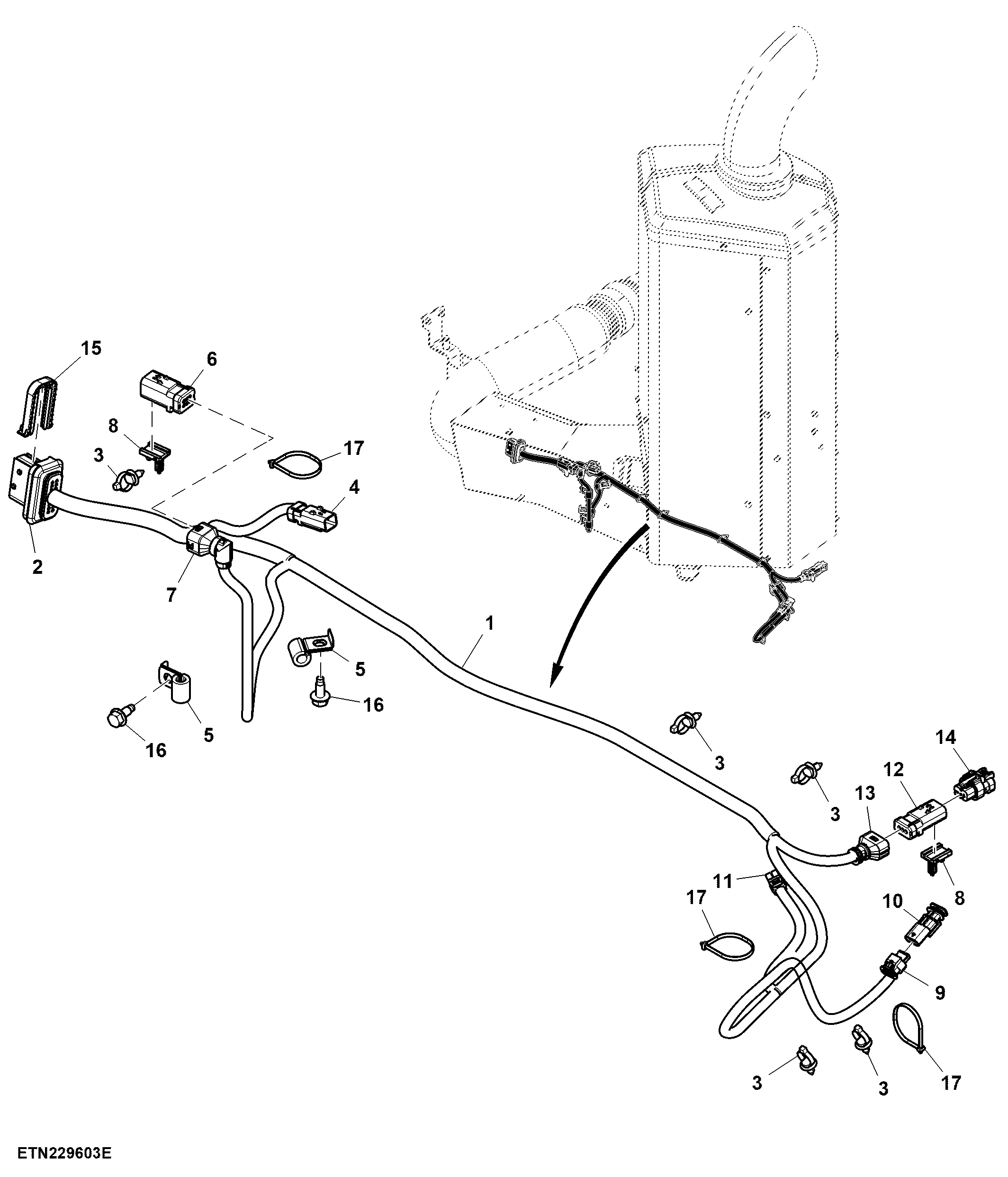 Chassis Wiring Harness, Extremity Position Lights
