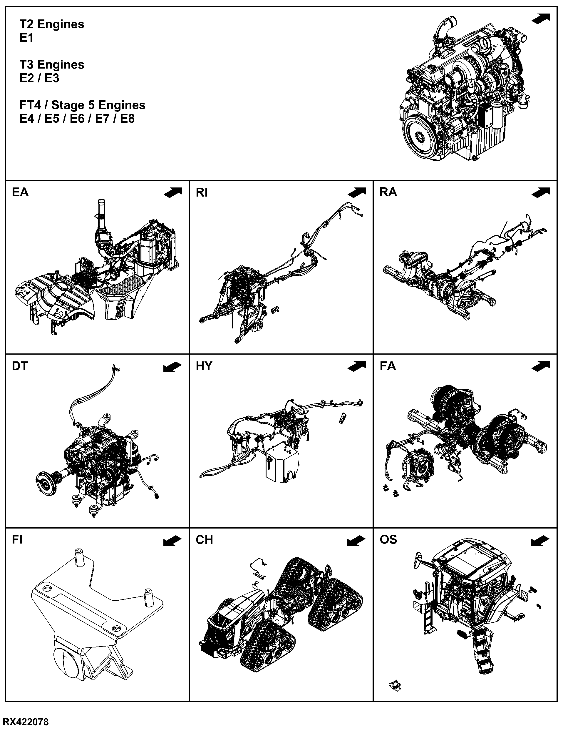 9RX 490 and 9RX 490 Scraper Tractor (Worldwide Edition)