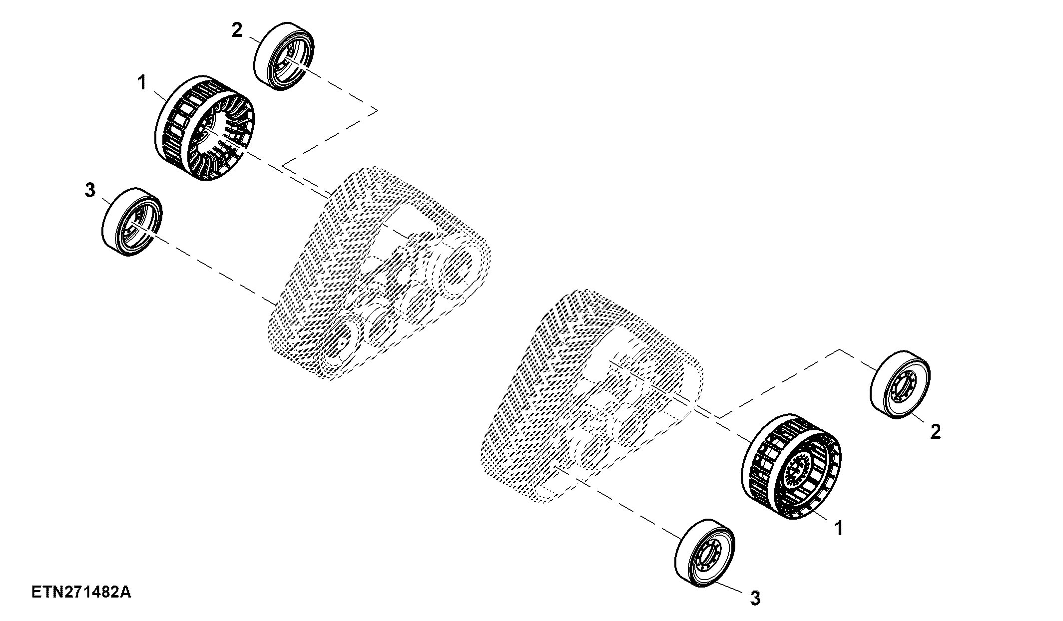 Front Drive Sprocket, Idlers, Scraper Application