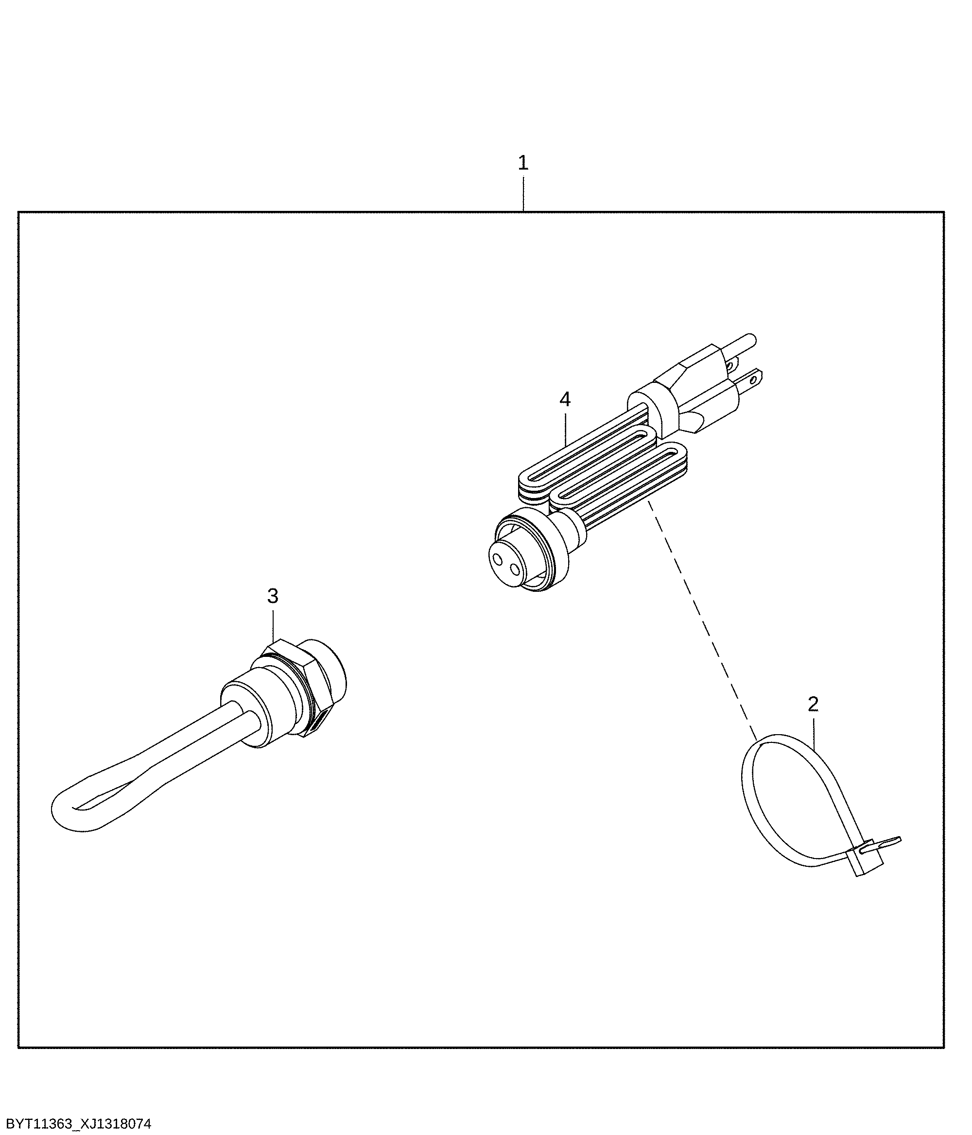 Coolant Heater Kit, 110V