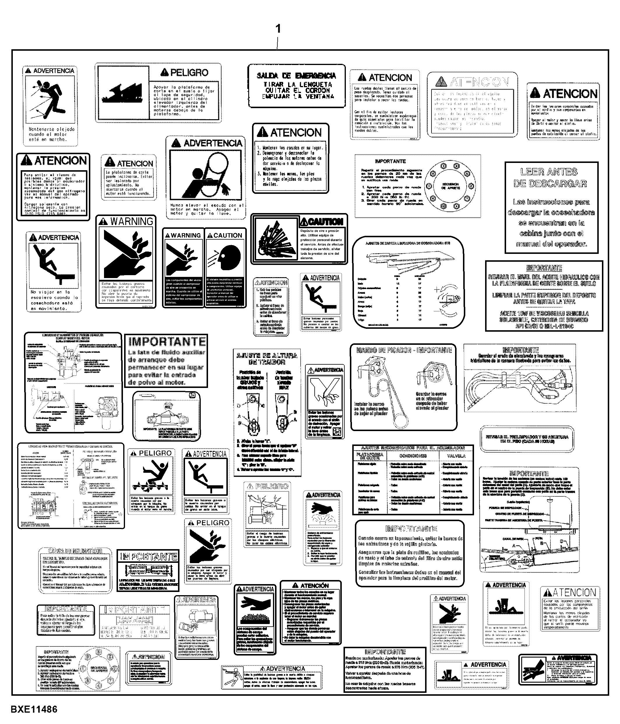 Attachment, Spanish Label Kit